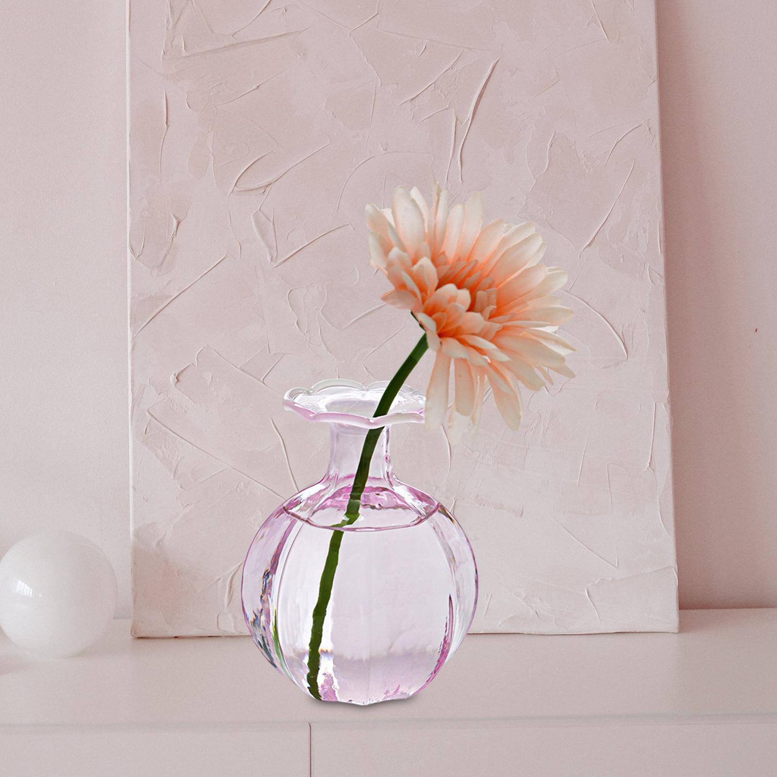Glass Bud Vase Glass Bottle Decorative Mini Bud Vase for Events Wedding Home