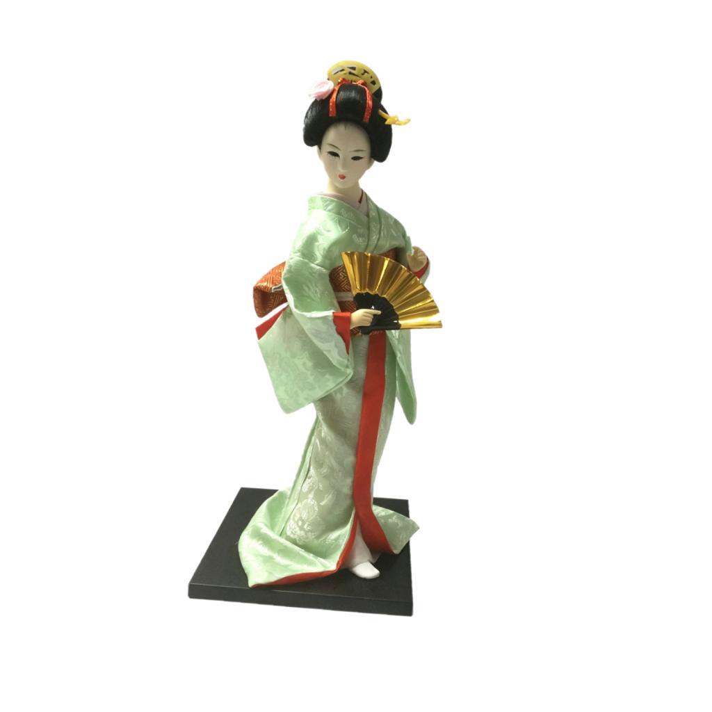 Geisha Kimono Doll Shelf Decor
