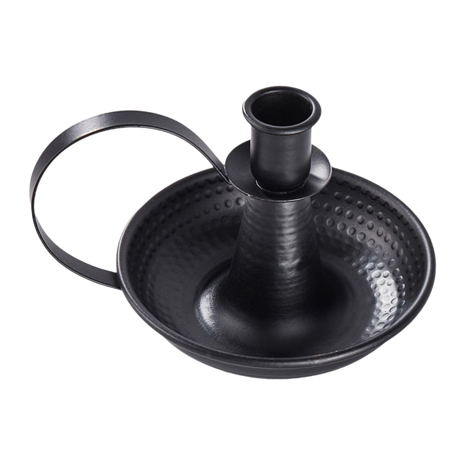 Taper Candle Mount Black