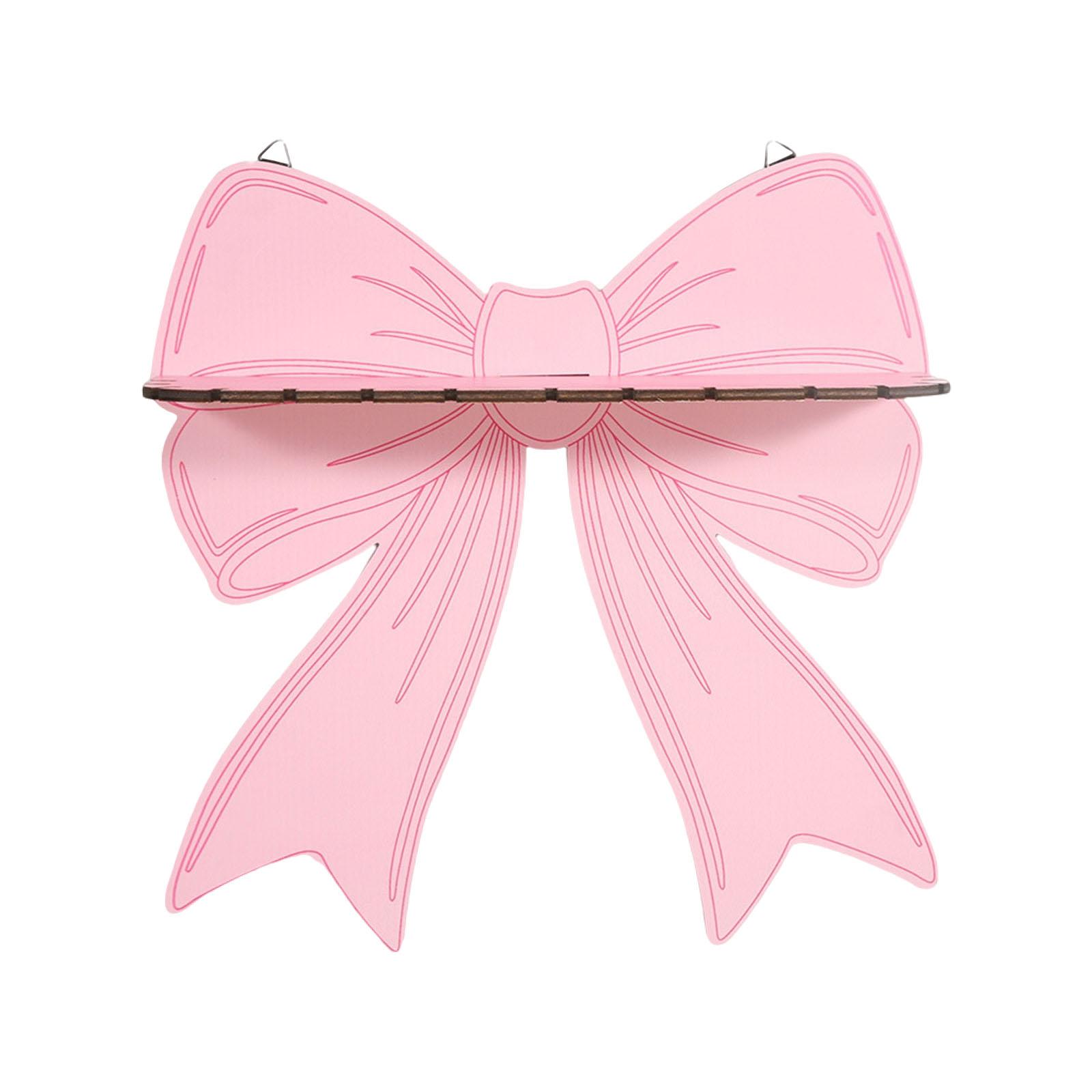 Floating Shelves Pink Bow
