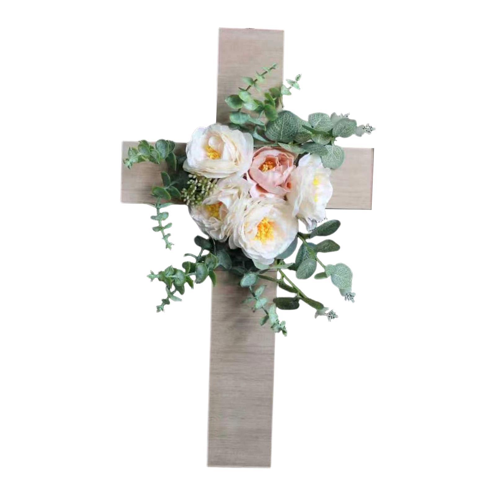 Easter Cross Wreath