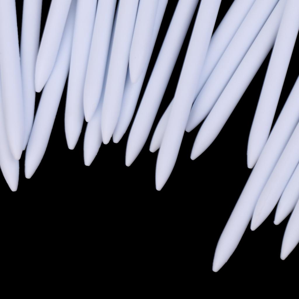 2x25 Pieces Durable 82mm Plastic Golf Tees Set Golf Accessories White