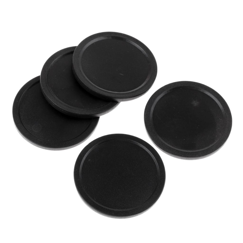 5 Pieces Air Hockey Replacement Pucks for Full Size Air Hockey Tables