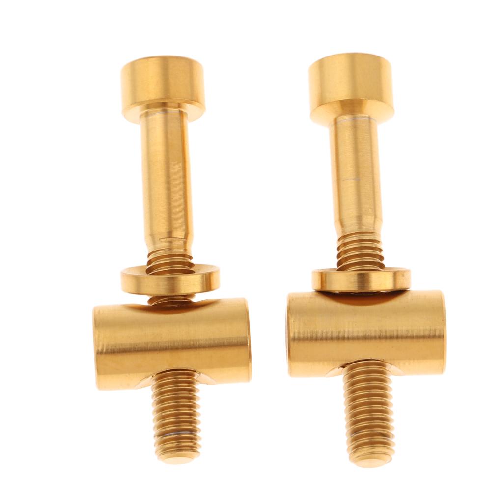 Bike Seat Post Fixed Bolts Titanium Bicycle Fixed Screw Gold M5x35