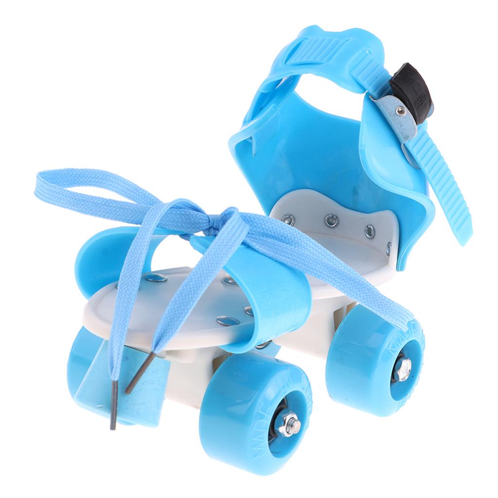 Children's Classic Quad Roller Skates 4 Wheels Skating Shoes Boys Girls