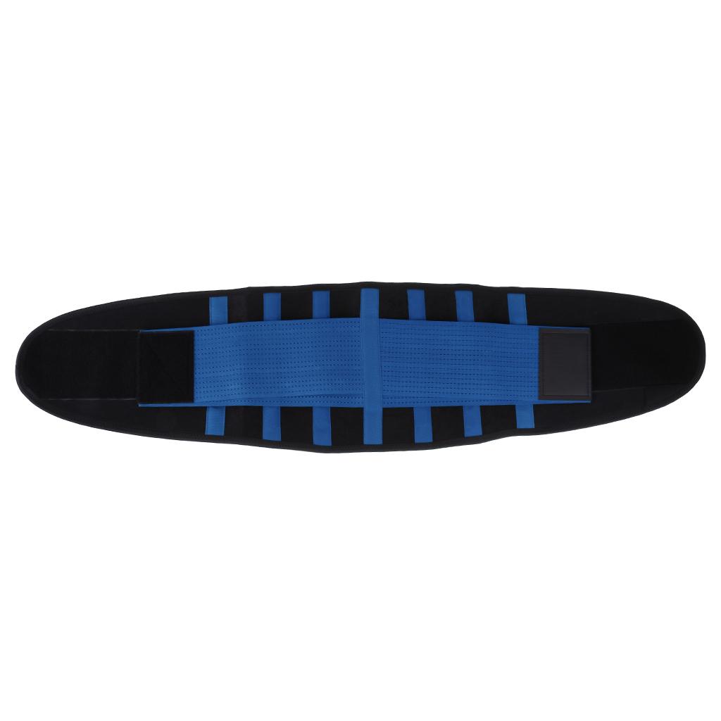Breathable Waist Back Support Brace Sport Compression Belt Wrap Trainer L
