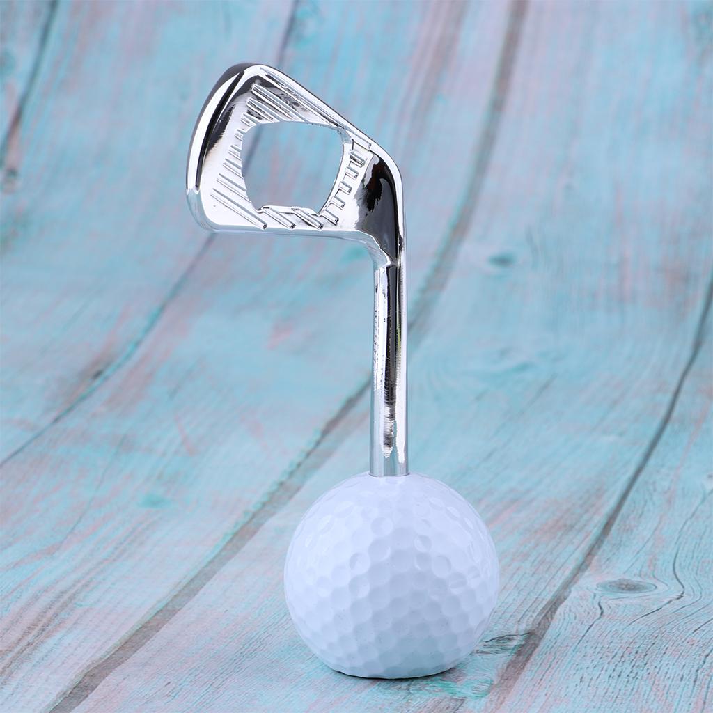 Creative Golf Ball Bottle Opener Zinc Alloy Beer Cap Puller Openers Silvery