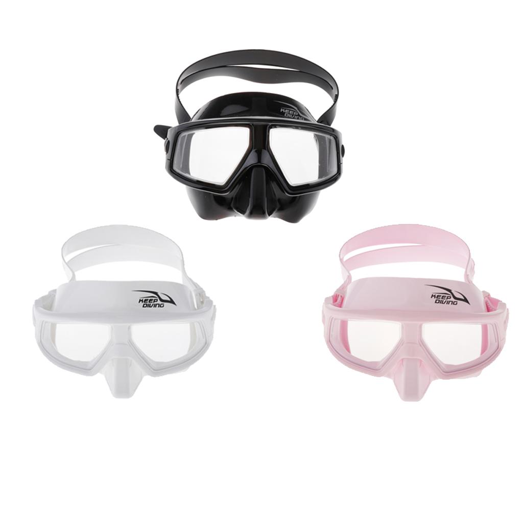 Anti- Fog UV-protect Diving Swim Goggles Glasses Waterproof Eyewear Black