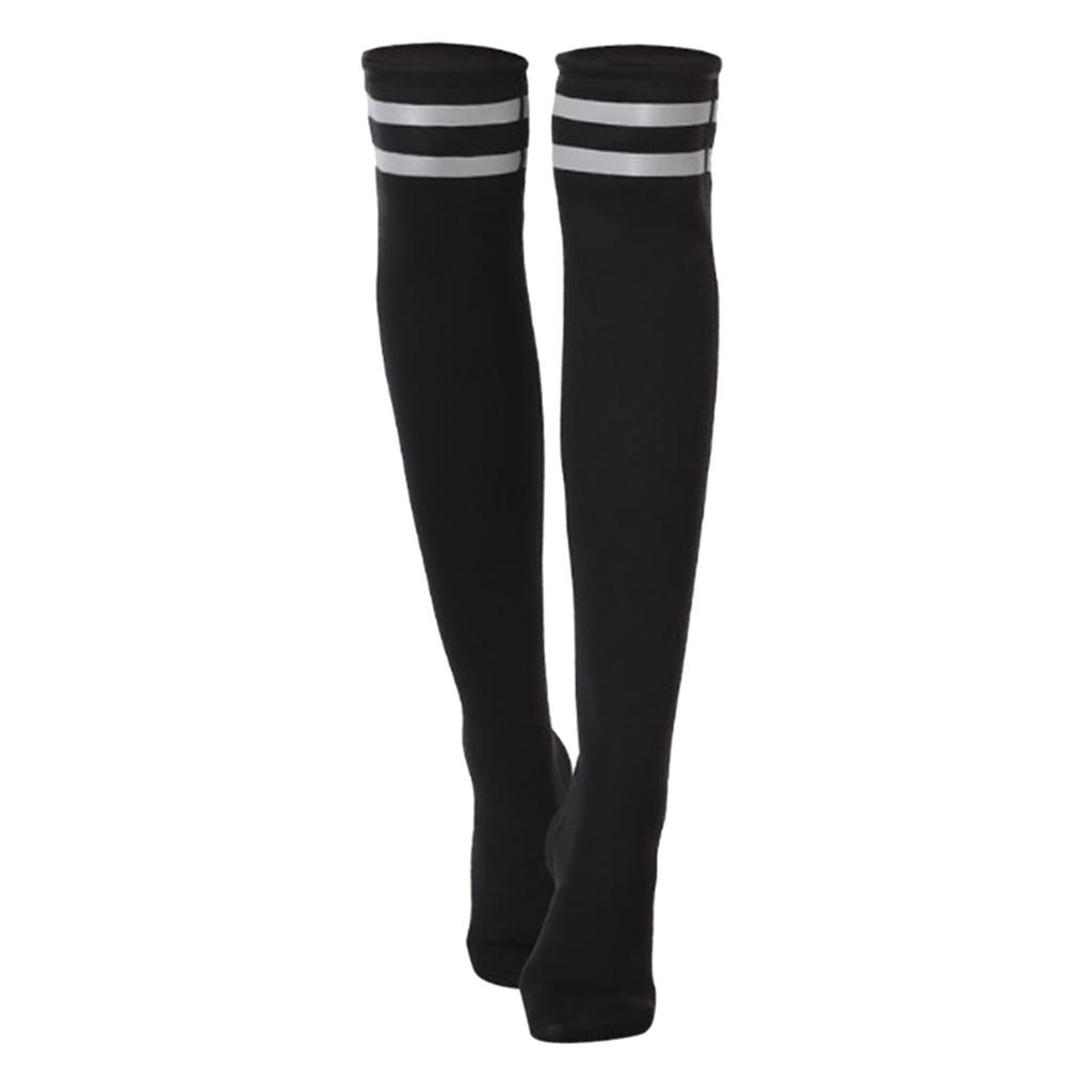 Women Diving Socks Thermal Snorkeling Surfing Beach Stocking Black S