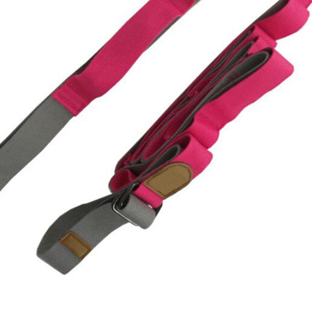 Door Leg Stretcher Yoga Dance Ballet Stretch Strap Training Belt Pink