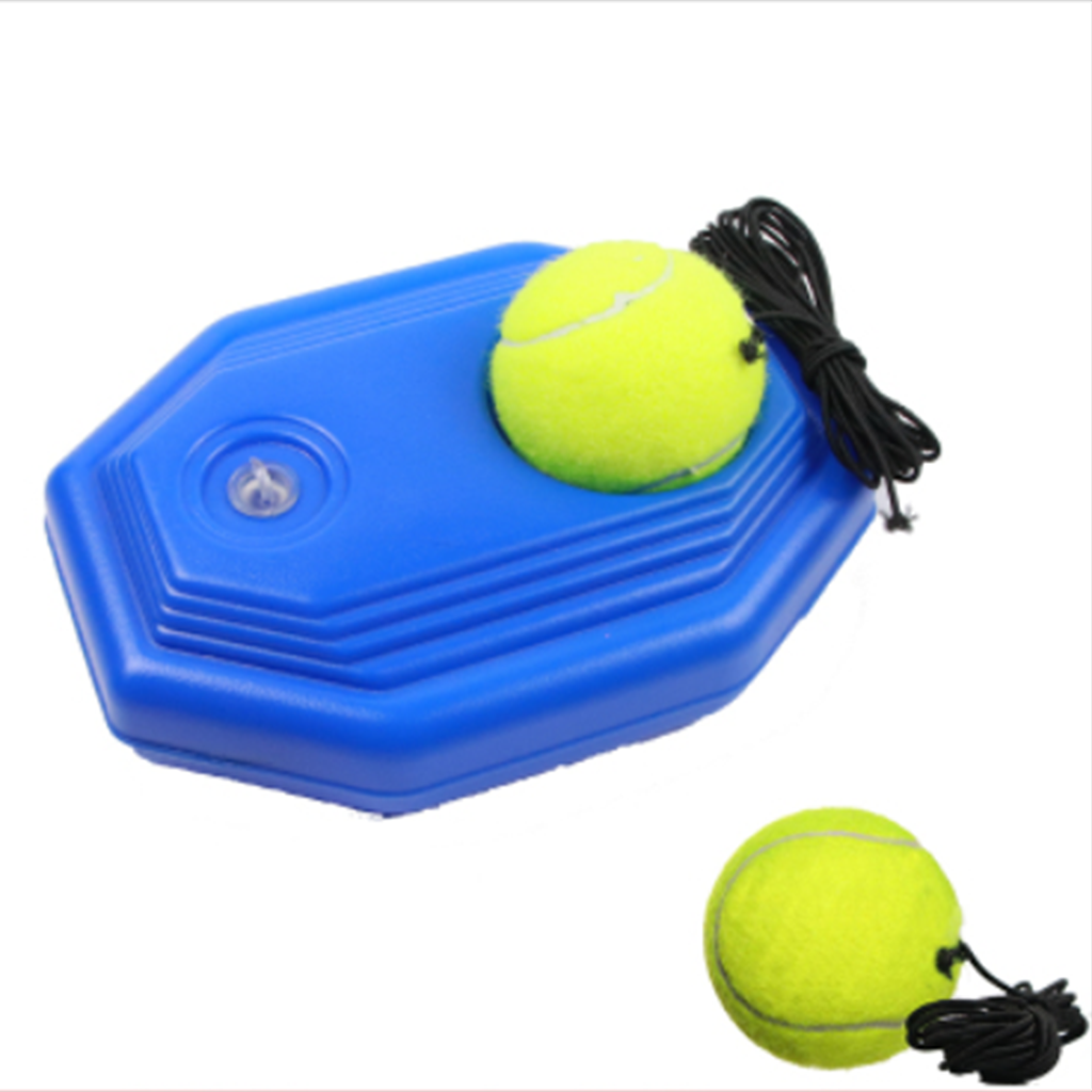 Tennis Trainer Rebound Ball Training Exercise Tool Base with 2 Tennis Ball