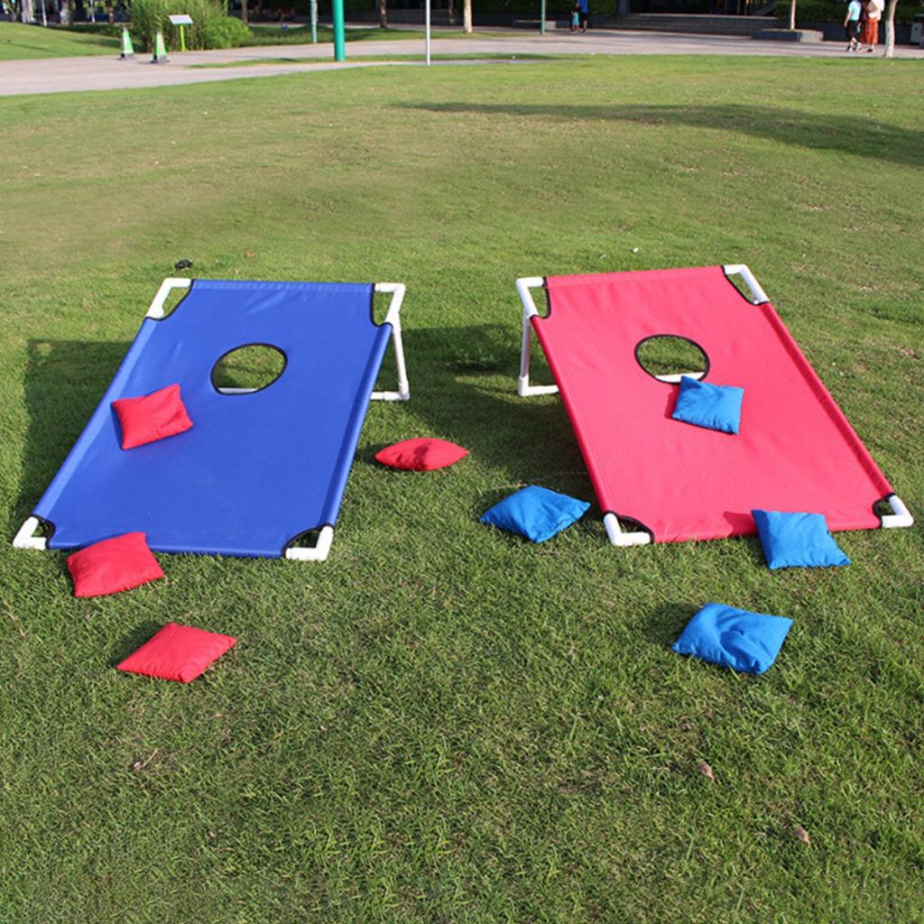 Sandbags Catching Play Toss Game  Blue with plastic pellet fill