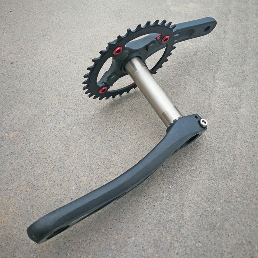 104bcd Bike Crankset Narrow Wide Single Chainring 170mm Crank Set 36T