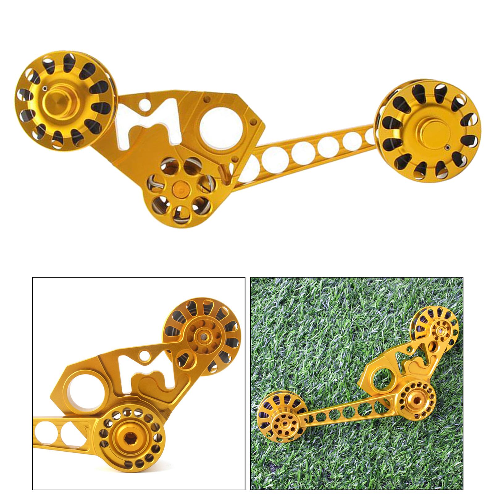 Folding Bike Chain Tensioner In/exterior Derailleur Chain Guide Golden