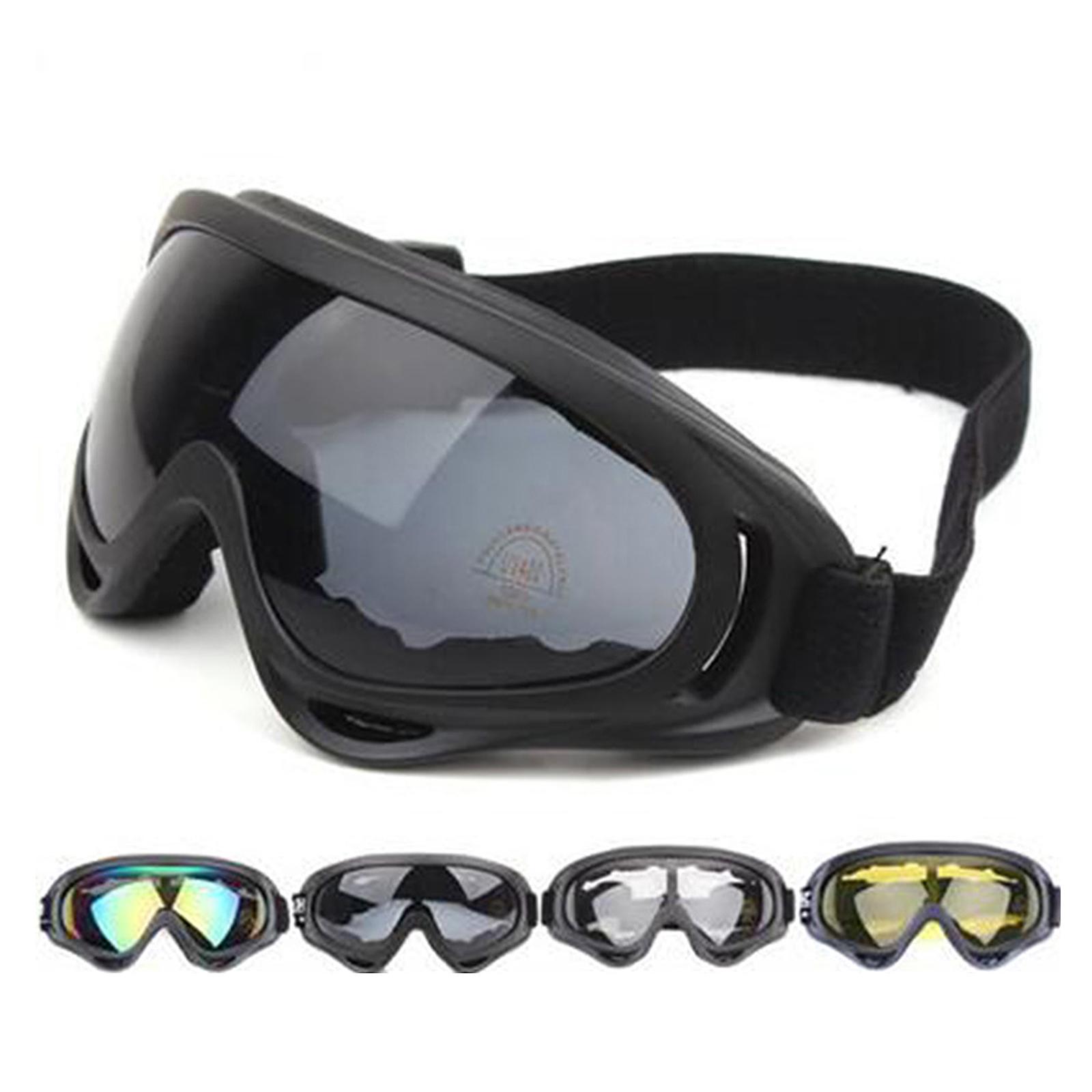 UV400 Protective Lens Windproof Dust-proof Skiing Goggles Yellow
