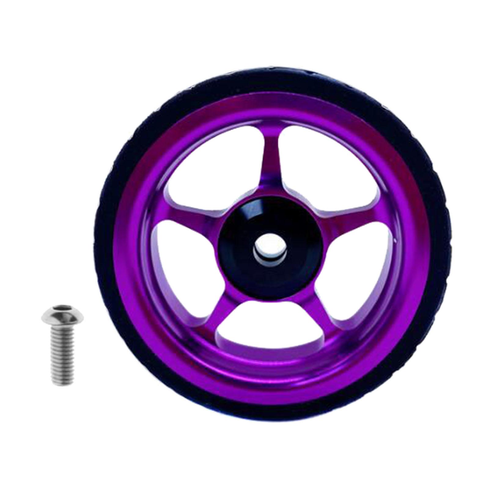 Easy Wheel for Brompton Folding Bike EZ Wheels Wheel Easywheel Purple