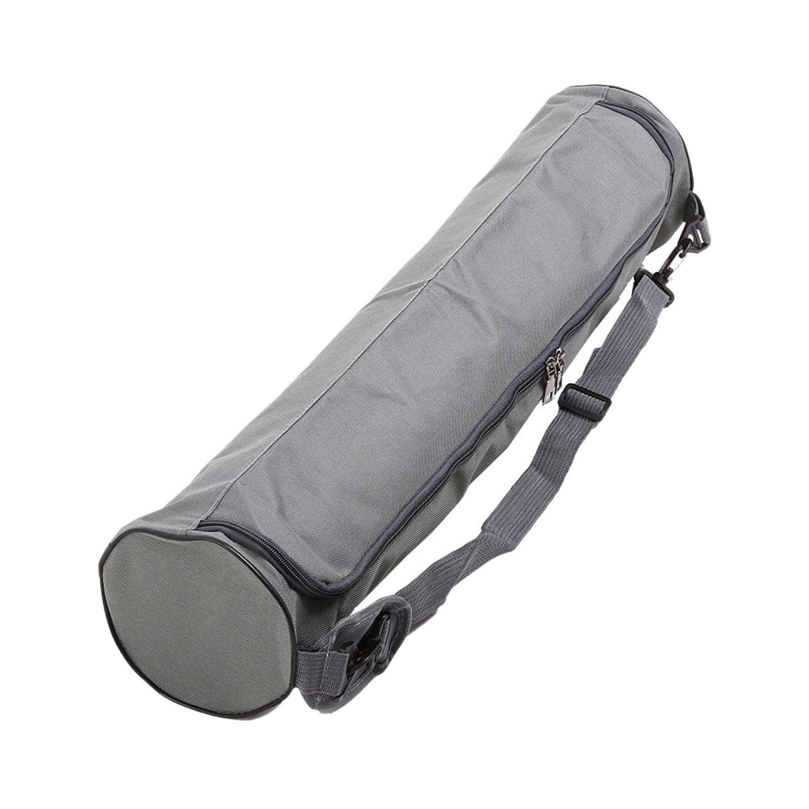 Waterproof Yoga Mat Bag Backpack Pilates Exercise Carrying Tote Gray