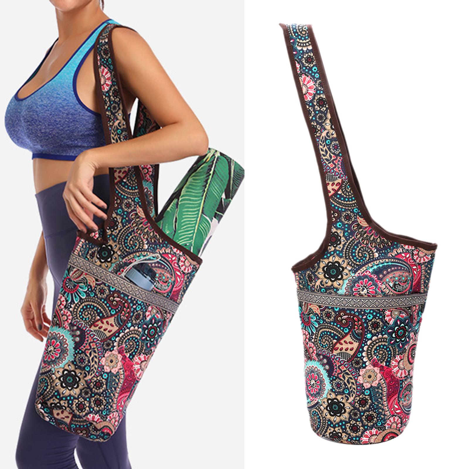 Yoga Mat Bag Large Tote Style a Perfect Carrier for All Your Yoga Needs C