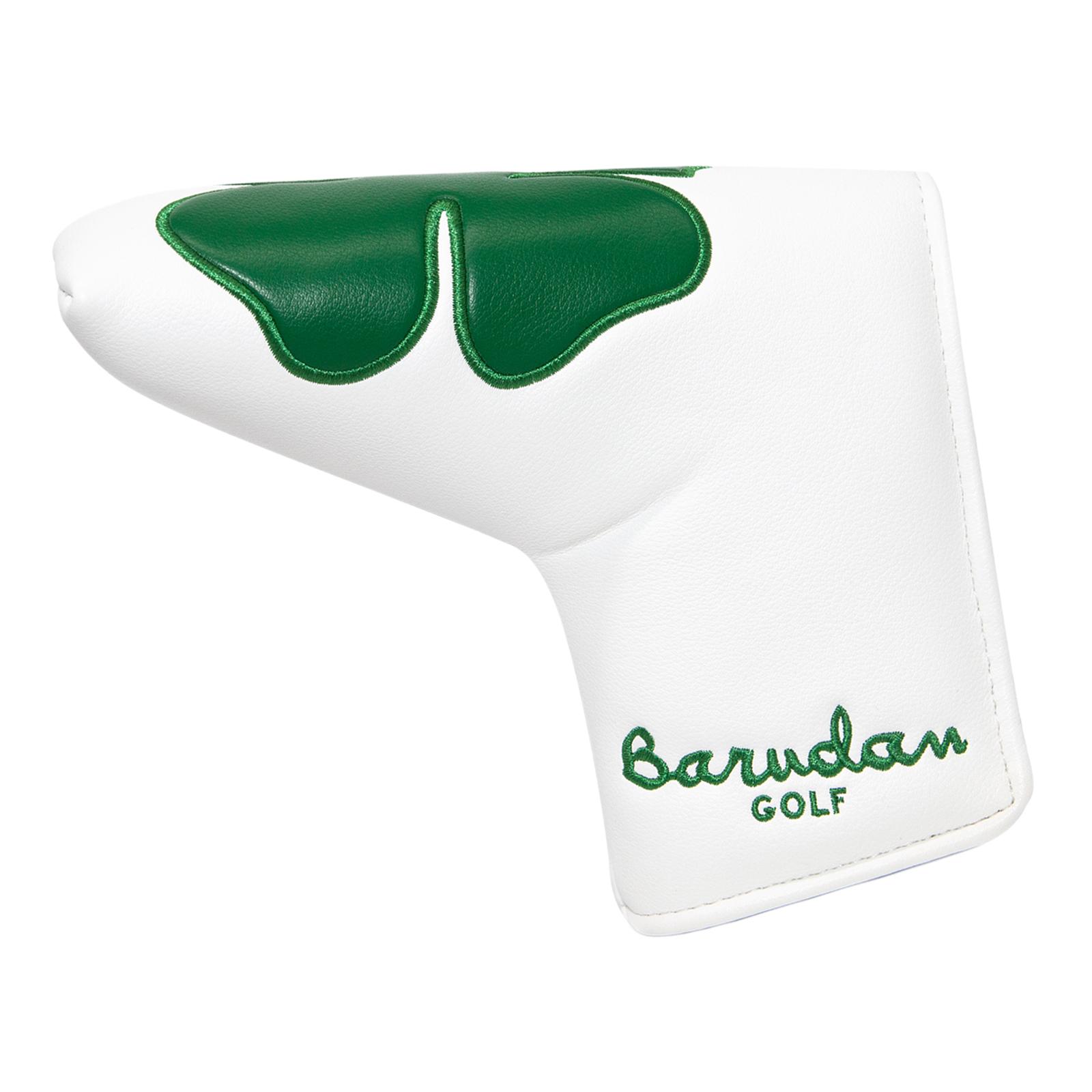 Golf Putter Headcover Club Head Cover Guard Sticky Closure Case White