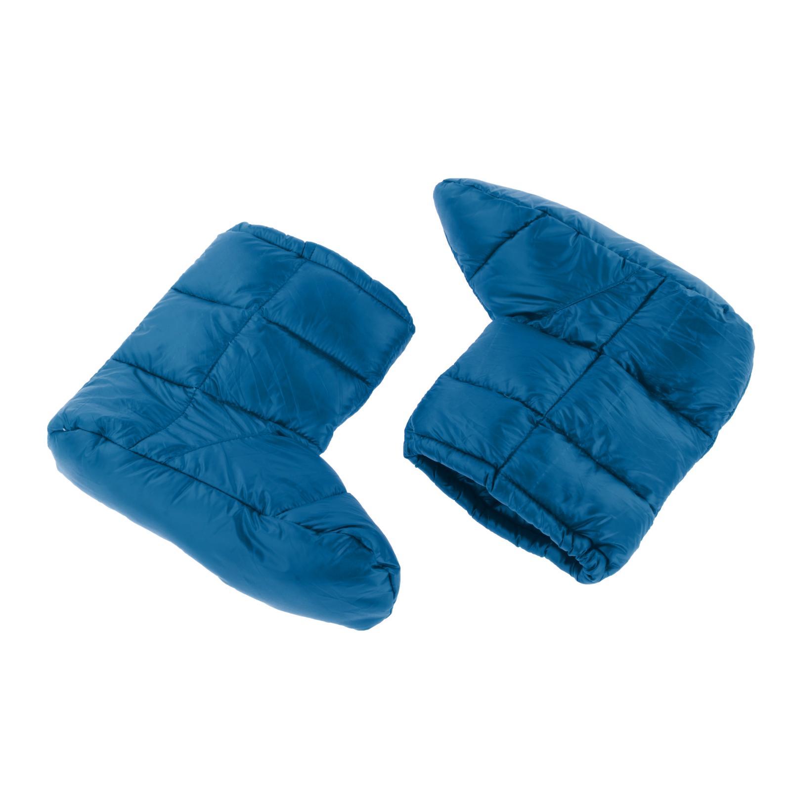 Warm Down Slippers Booties Anti-Skid Shoes for Outdoor House Unisex blue M