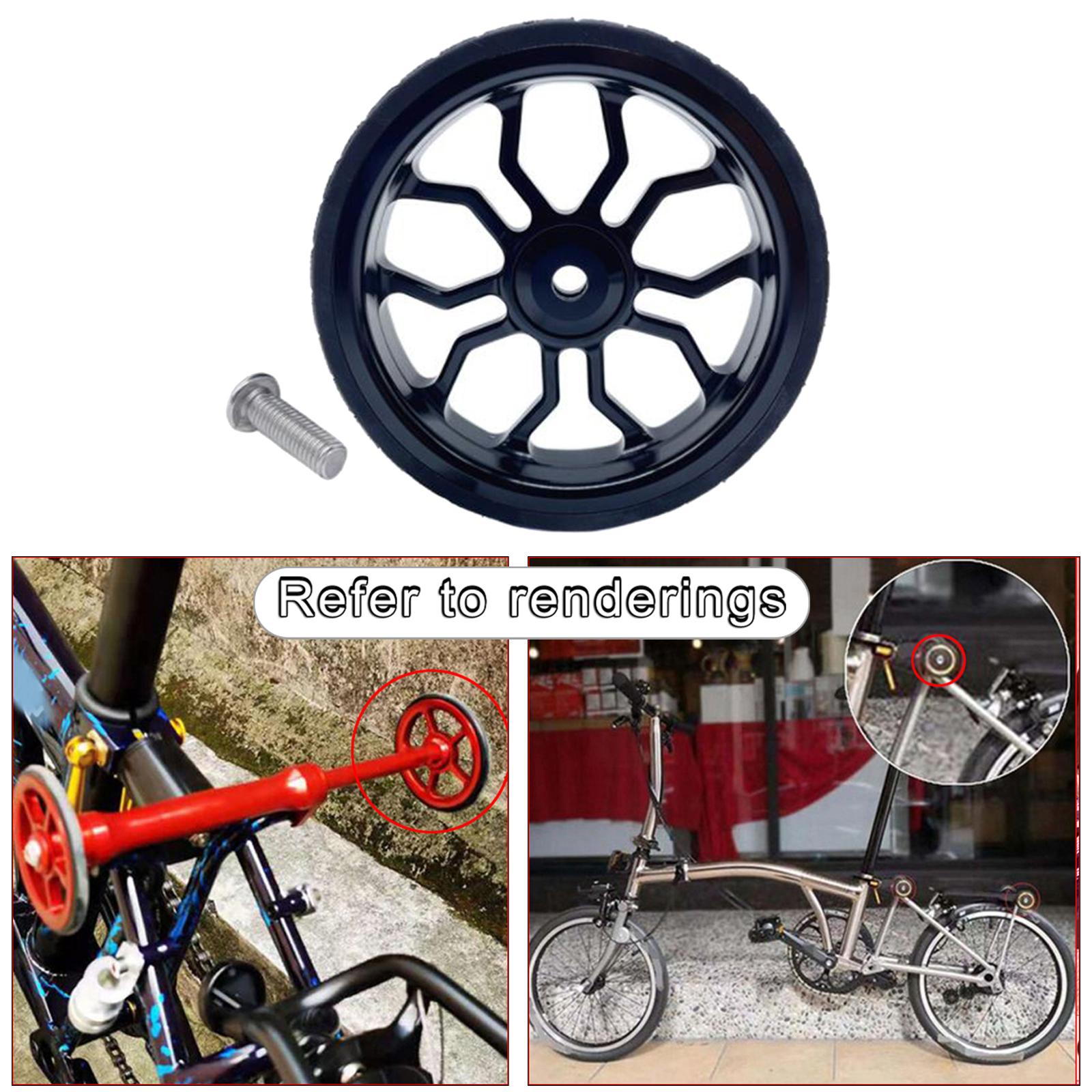 Aluminum Alloy Folding Bike Easy Wheel Components for Birdy  black