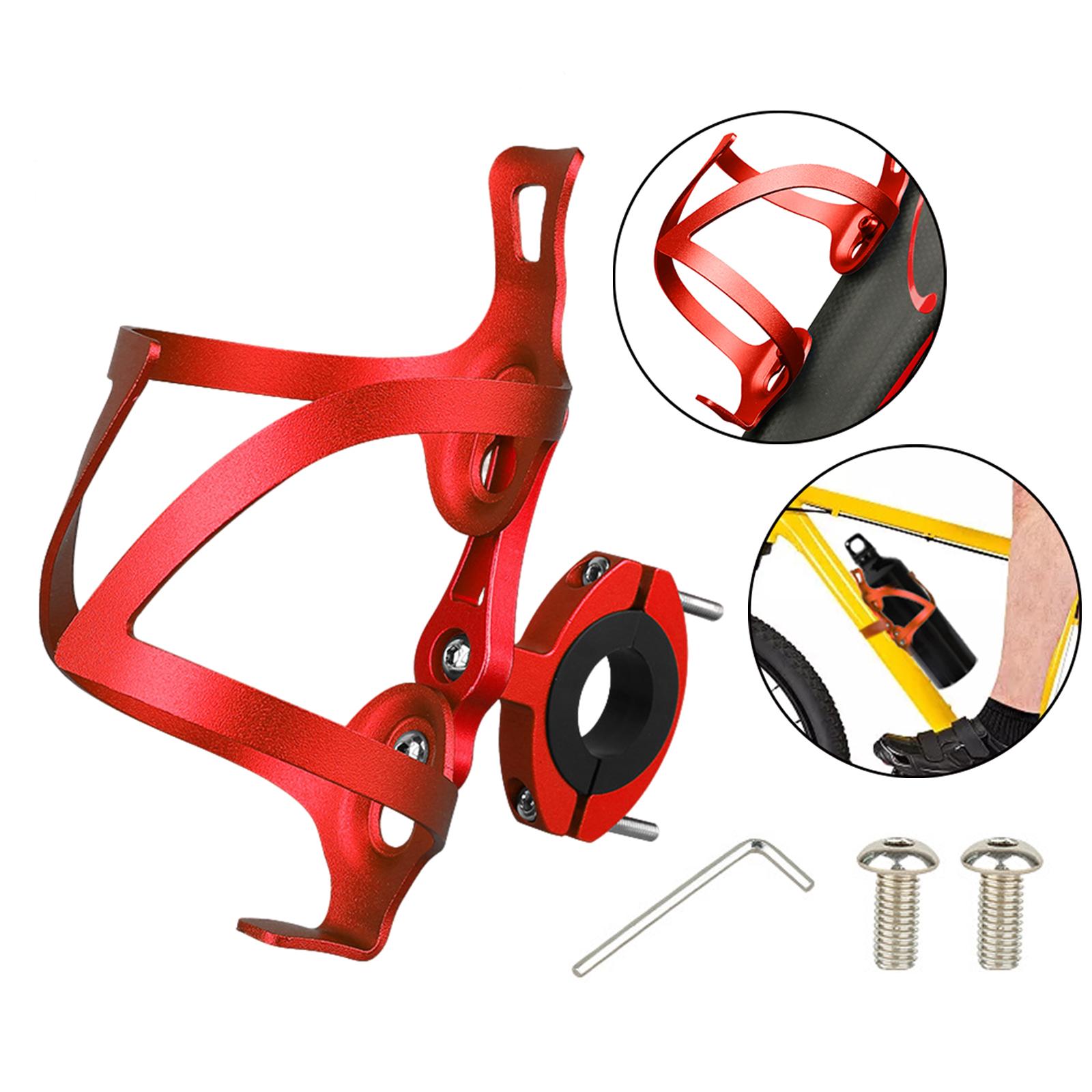 Aluminu Alloy Drink Water Bottle Cage Holder for Mountain Bike red