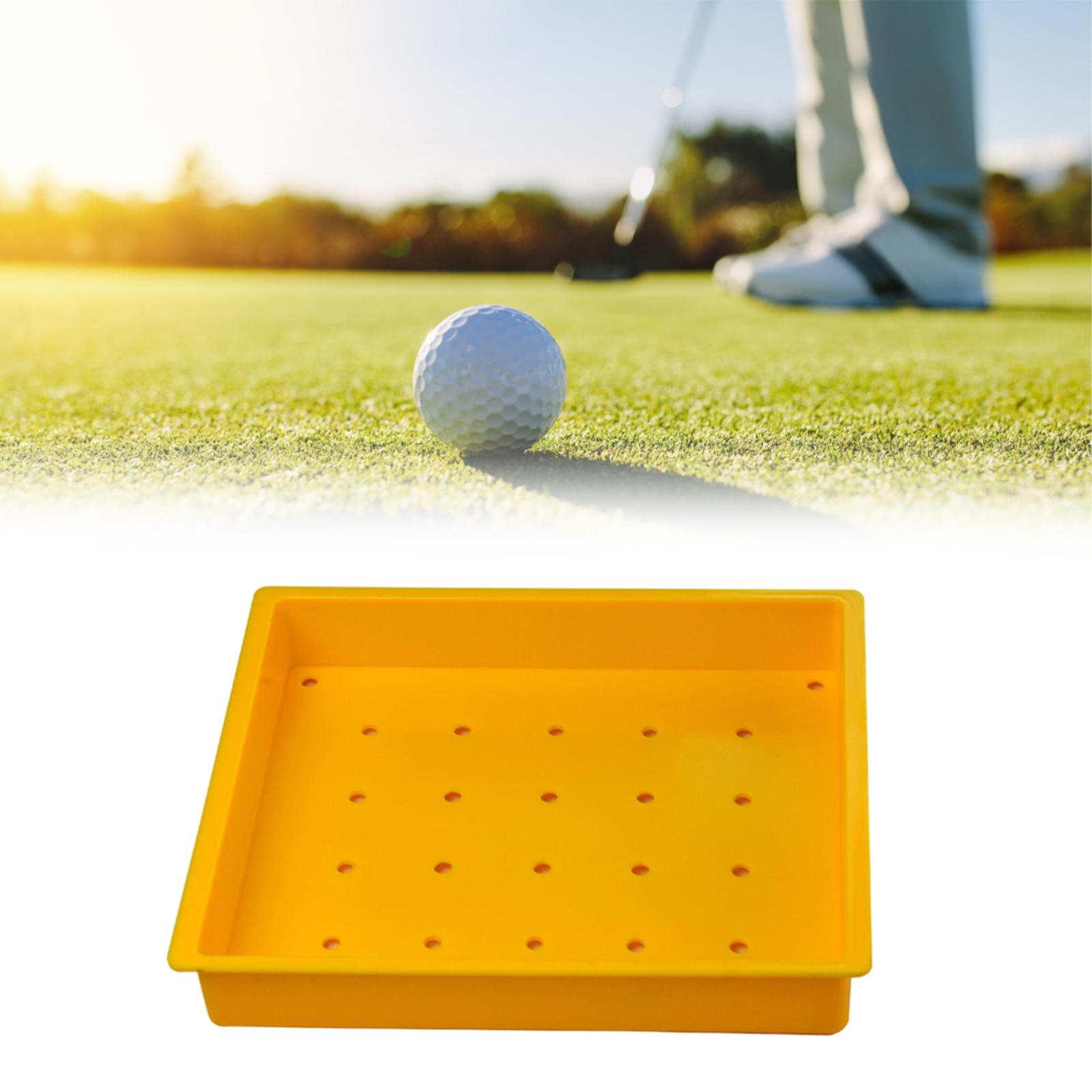 Premium Golf Ball Tray Golfballs Holder Storage Container Organizer Case