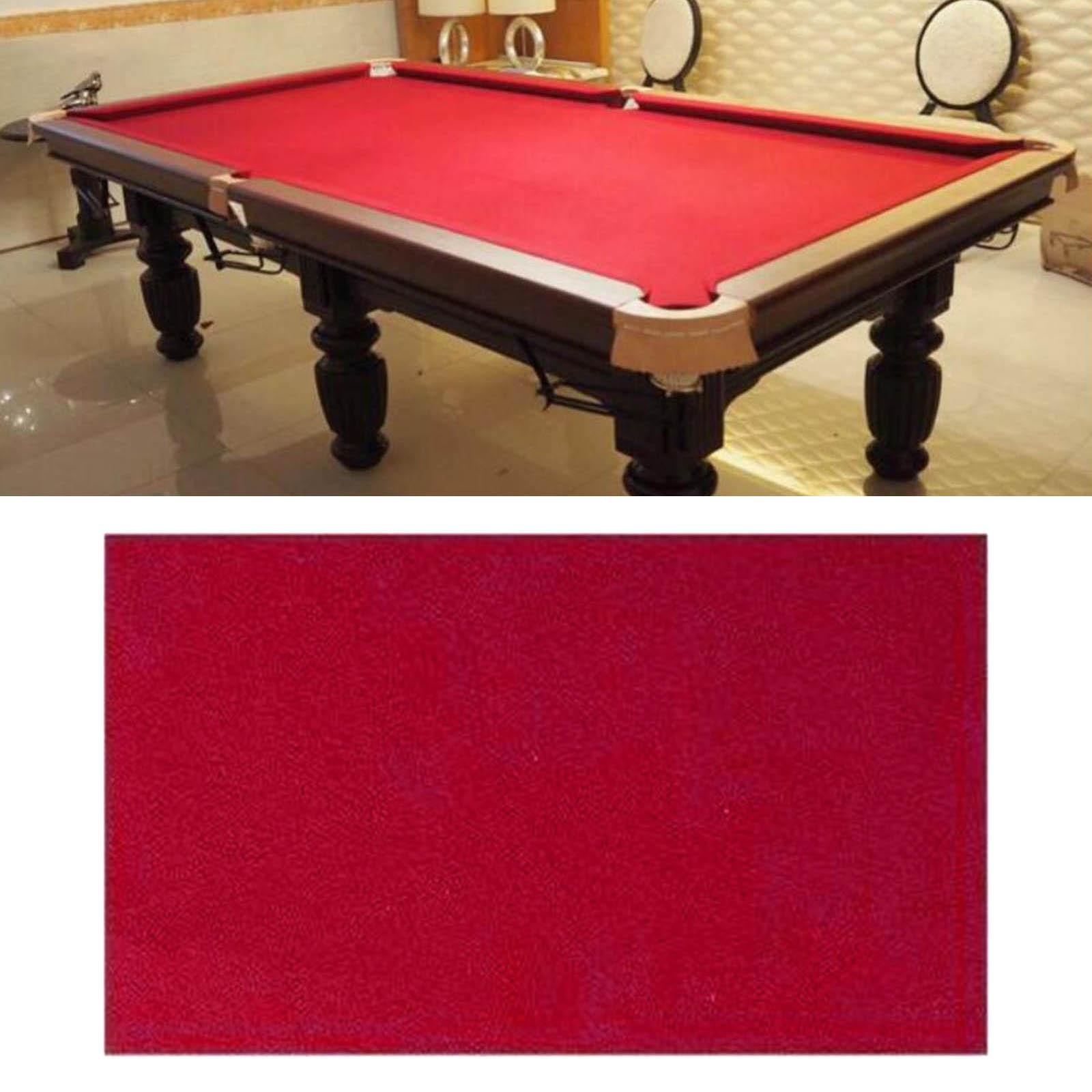 Professional Billiards Cloth Accessories Game Snooker Felt  2.8x1.45M  Red