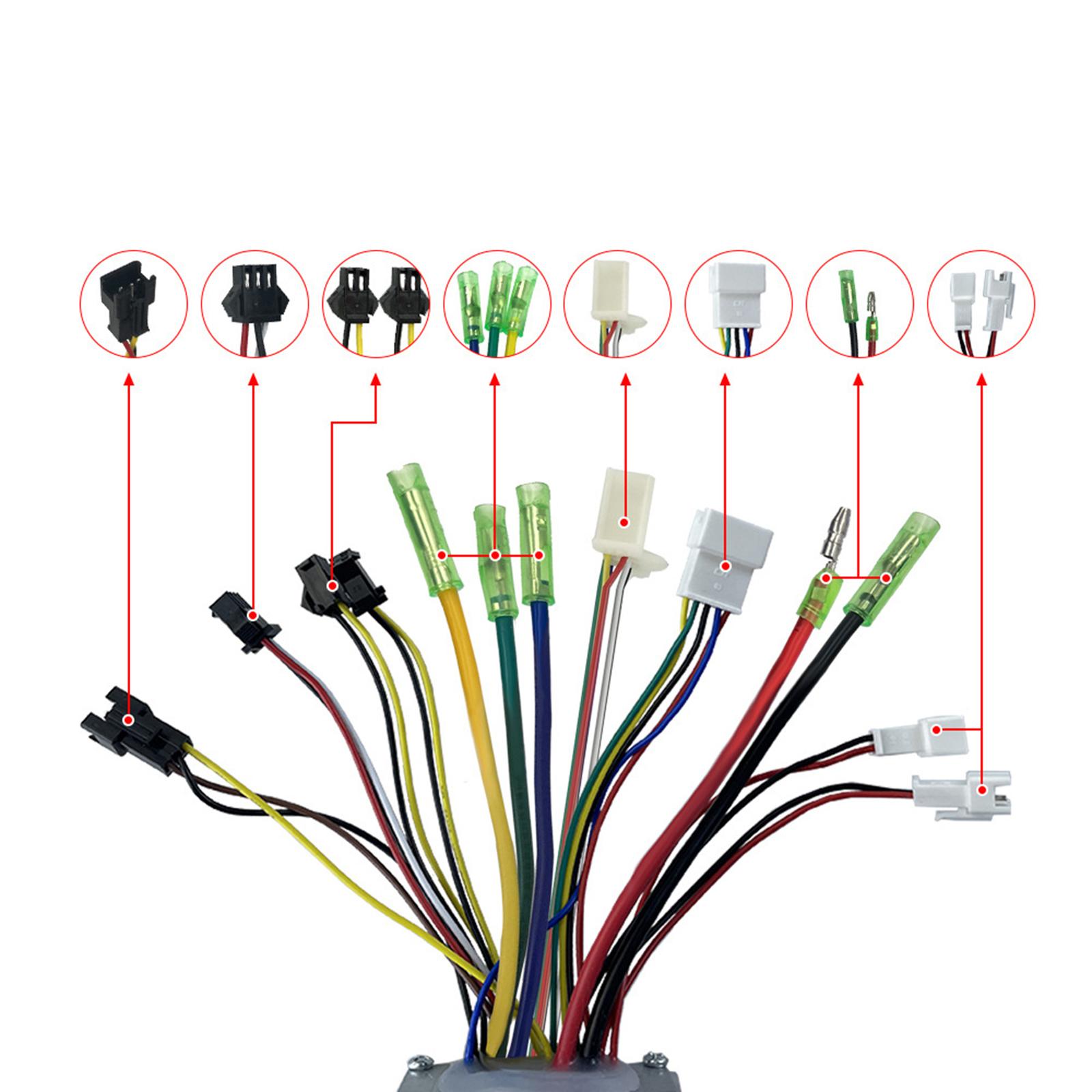 Electric Scooter Motor Brushless Controller Kit LCD Display Panel 250W/350W