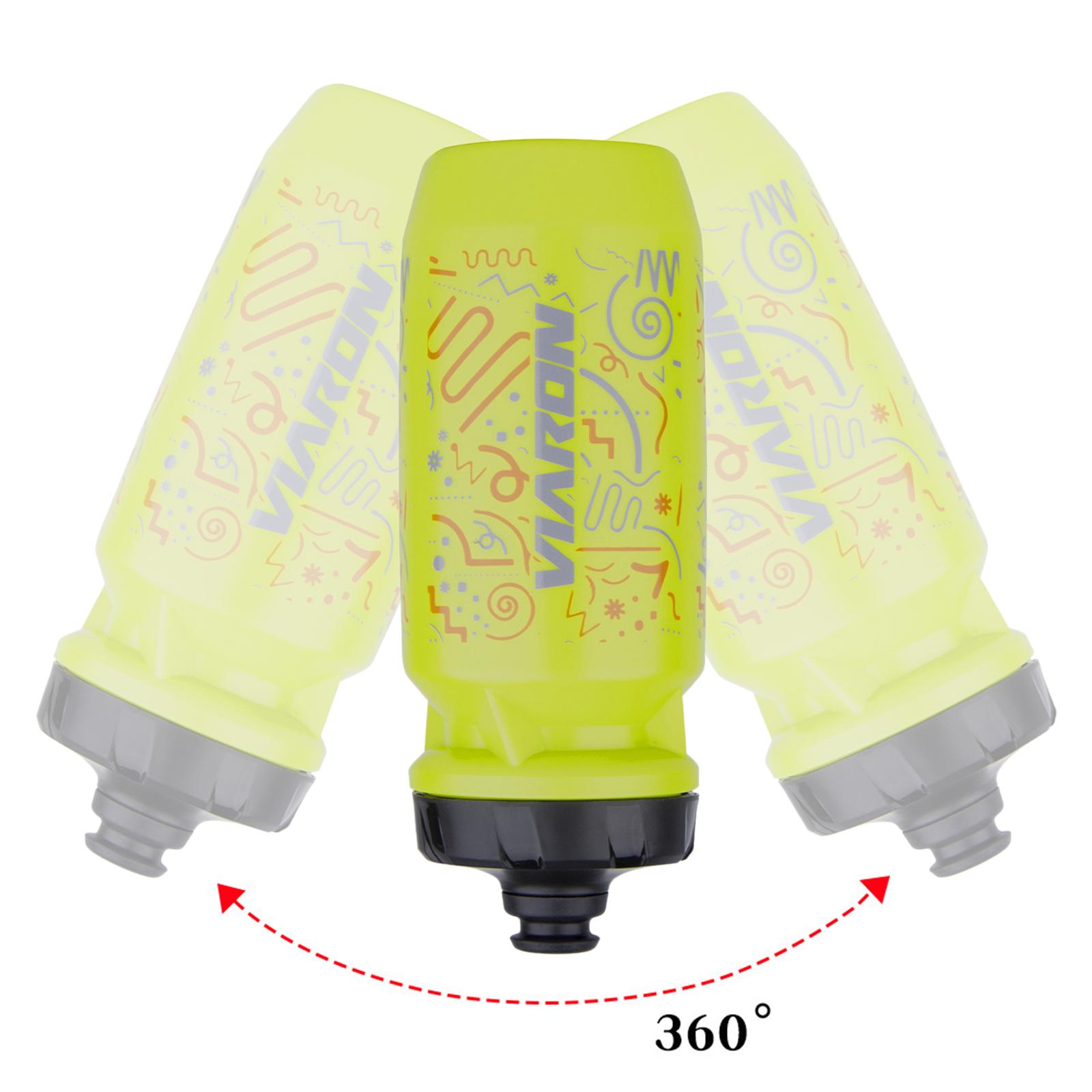 Bike Water Bottle Bicycle Sports Kettle Durable for Running Gym Traveling Yellow