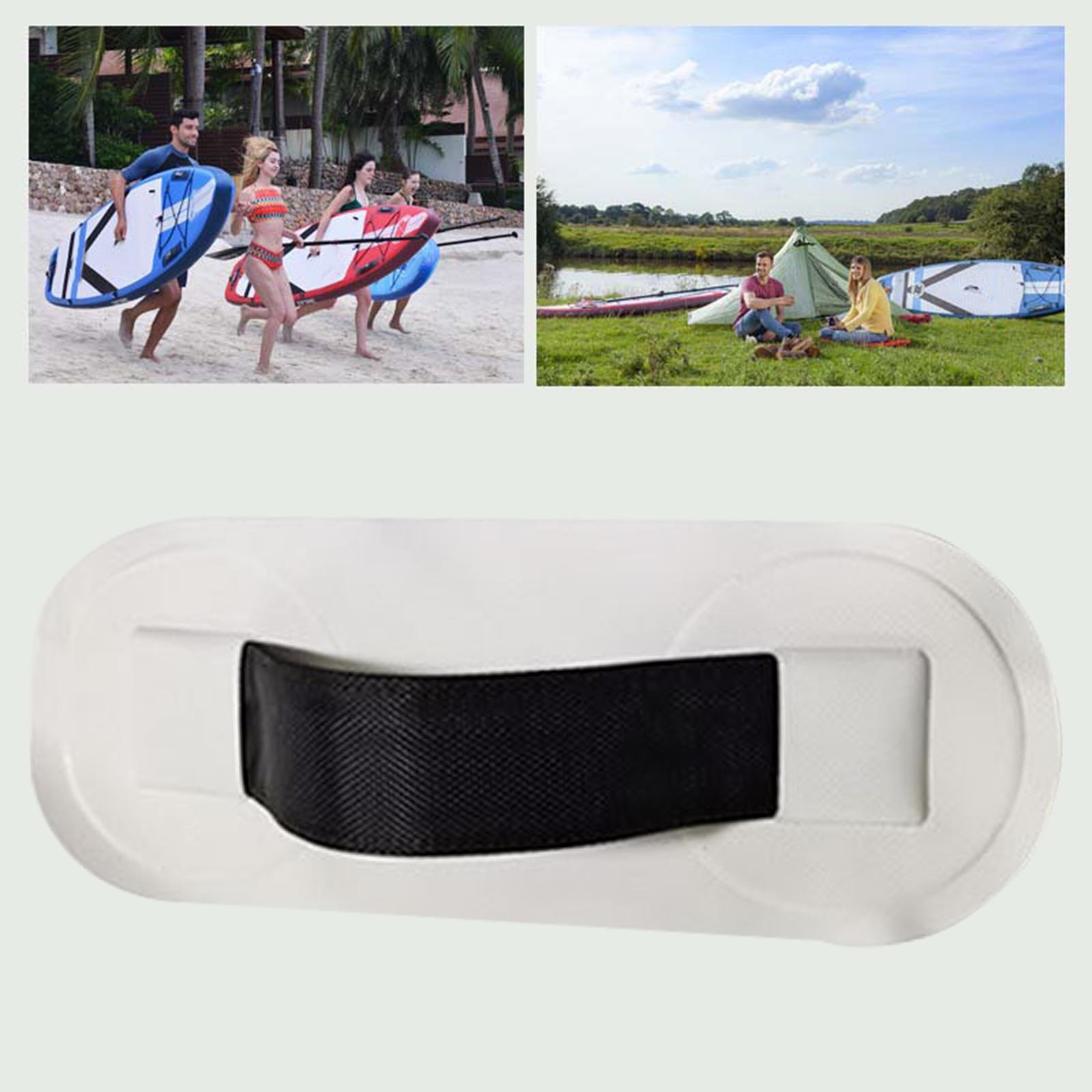 Kayak Carry Handle Inflatable Boats PVC Seat Strap Patches White