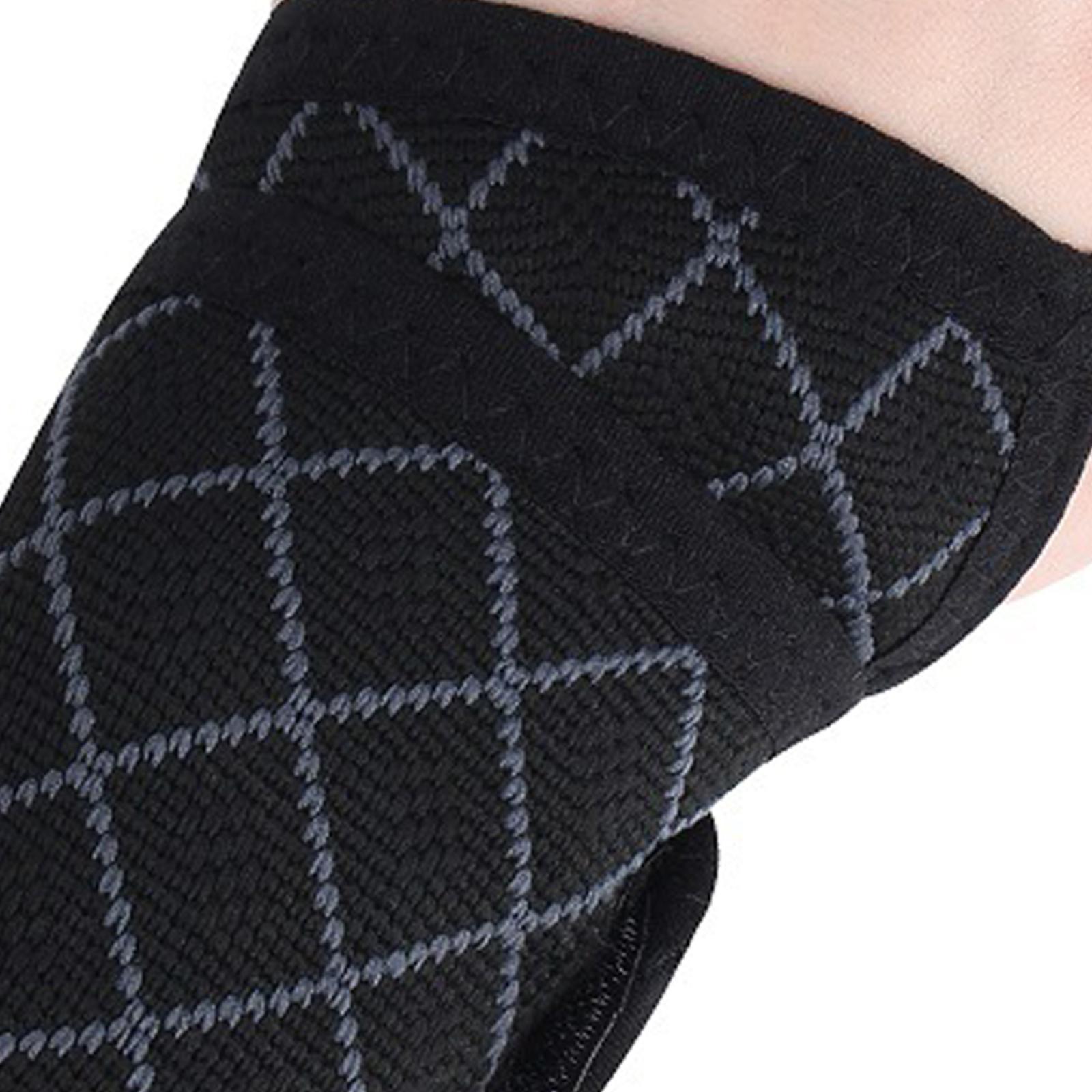 Wrist Compression Strap Sport Supporting Wrist Brace Comfortable Black