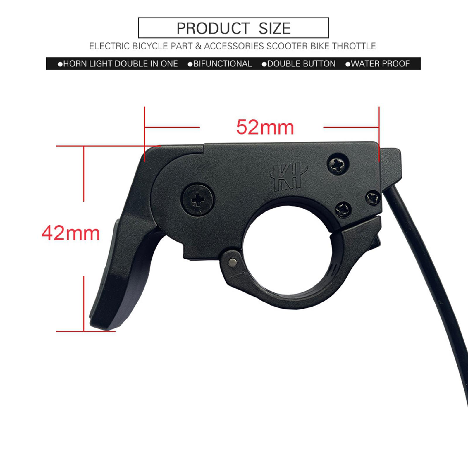 Universal Thumb Throttle Fingerstick Modification Parts for Electric Bicycle SM