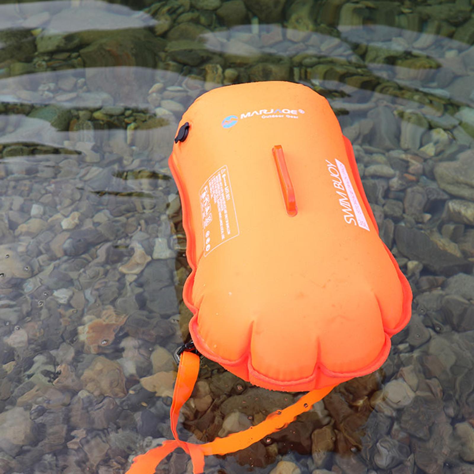 Swim Buoy Float Waterproof Detachable for Snorkelers Kayakers Swimming 35000ML