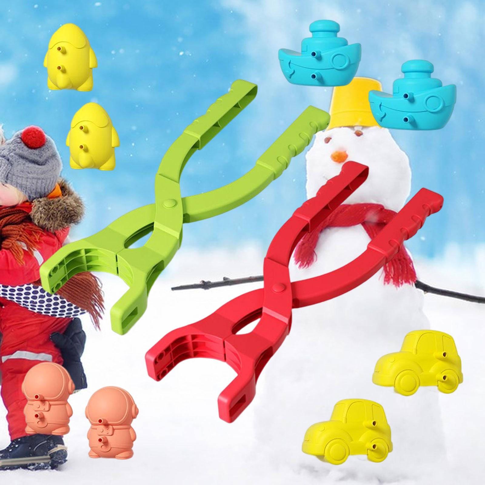 Snowball Maker Clip Winter Creative for Children Games Snow Ball Fights Rocket Astronaut