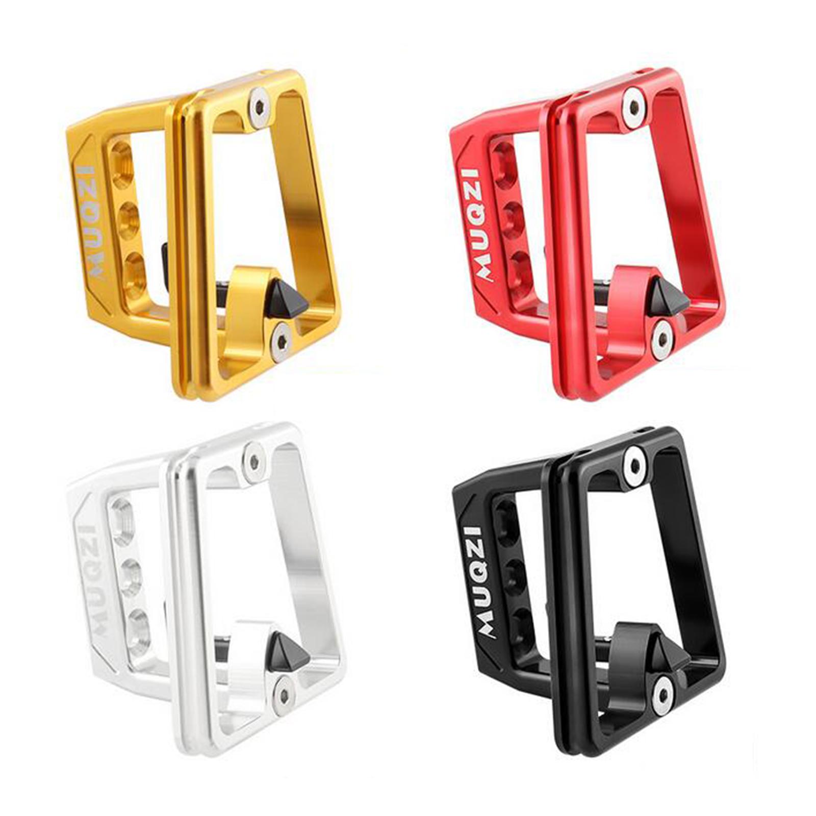 Lightweight Folding Bike Carrier Block Adapter Bicycle Pack Bracket Holder Black