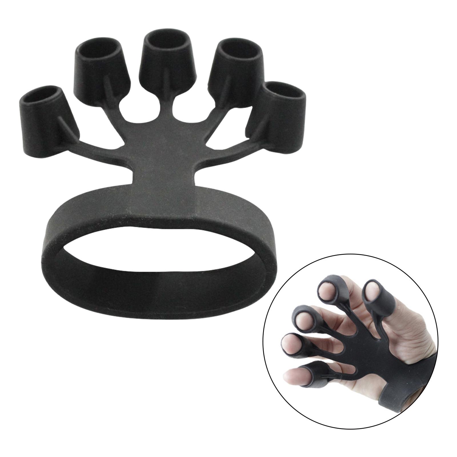 Hand Grip Strengthener Device Tool Training Equipment Finger Exerciser Black 11lbs