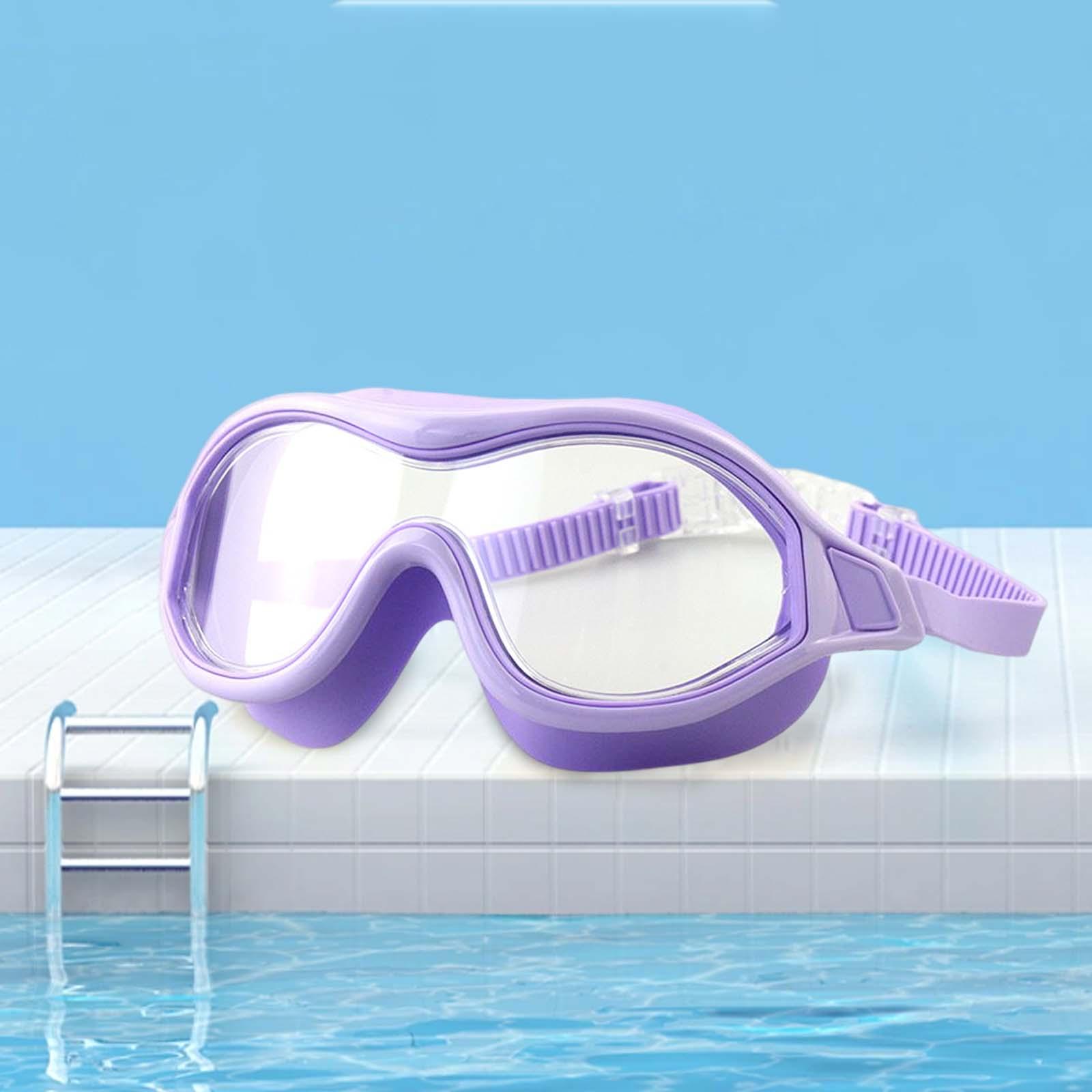 Adult Swimming Goggles Swim Glasses Anti Fog Men Diving Eyewear Women Pool Violet