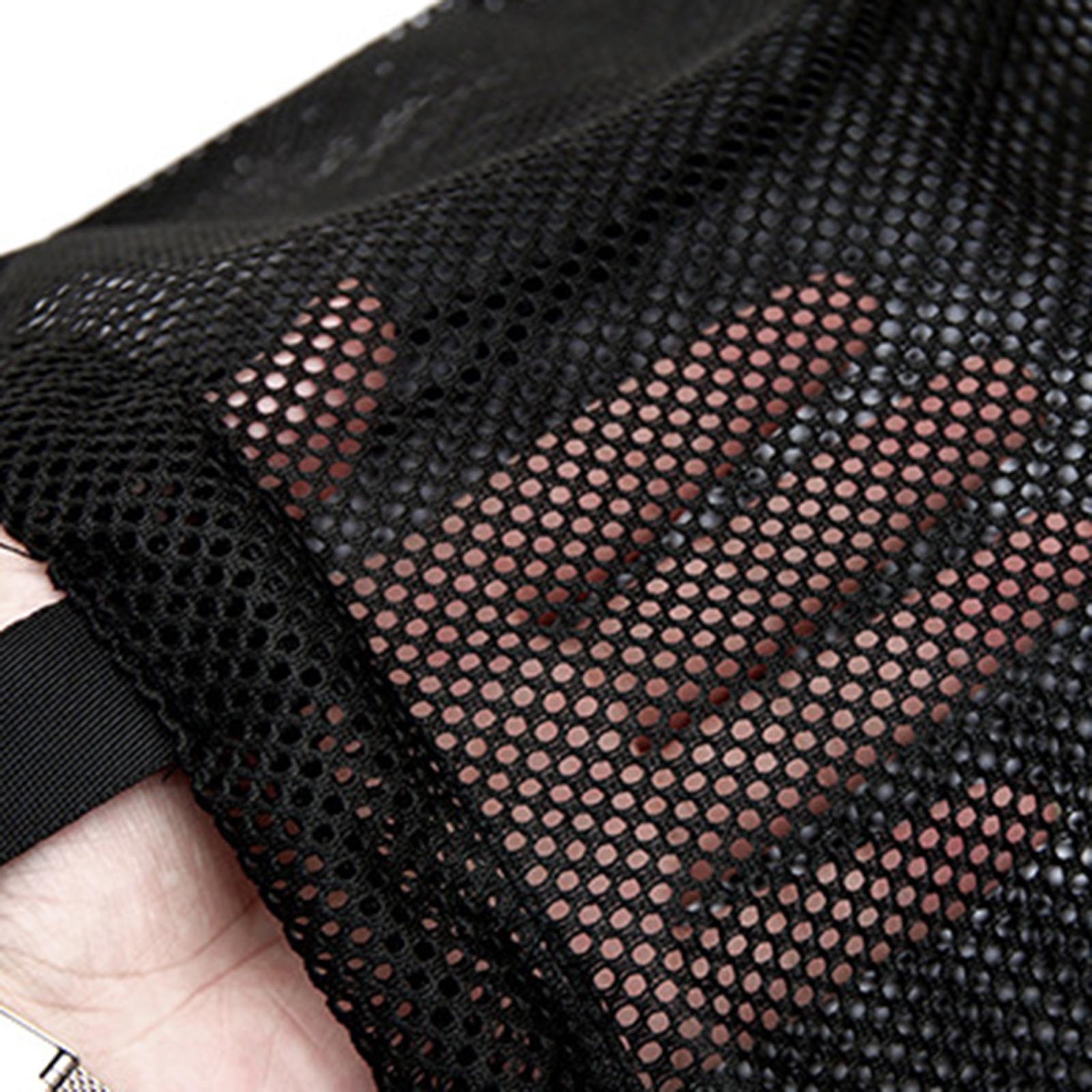 Mesh Drawstring Backpack Durable Mesh Bag Rucksack for Yoga Swimming Camping 45cmx60cm