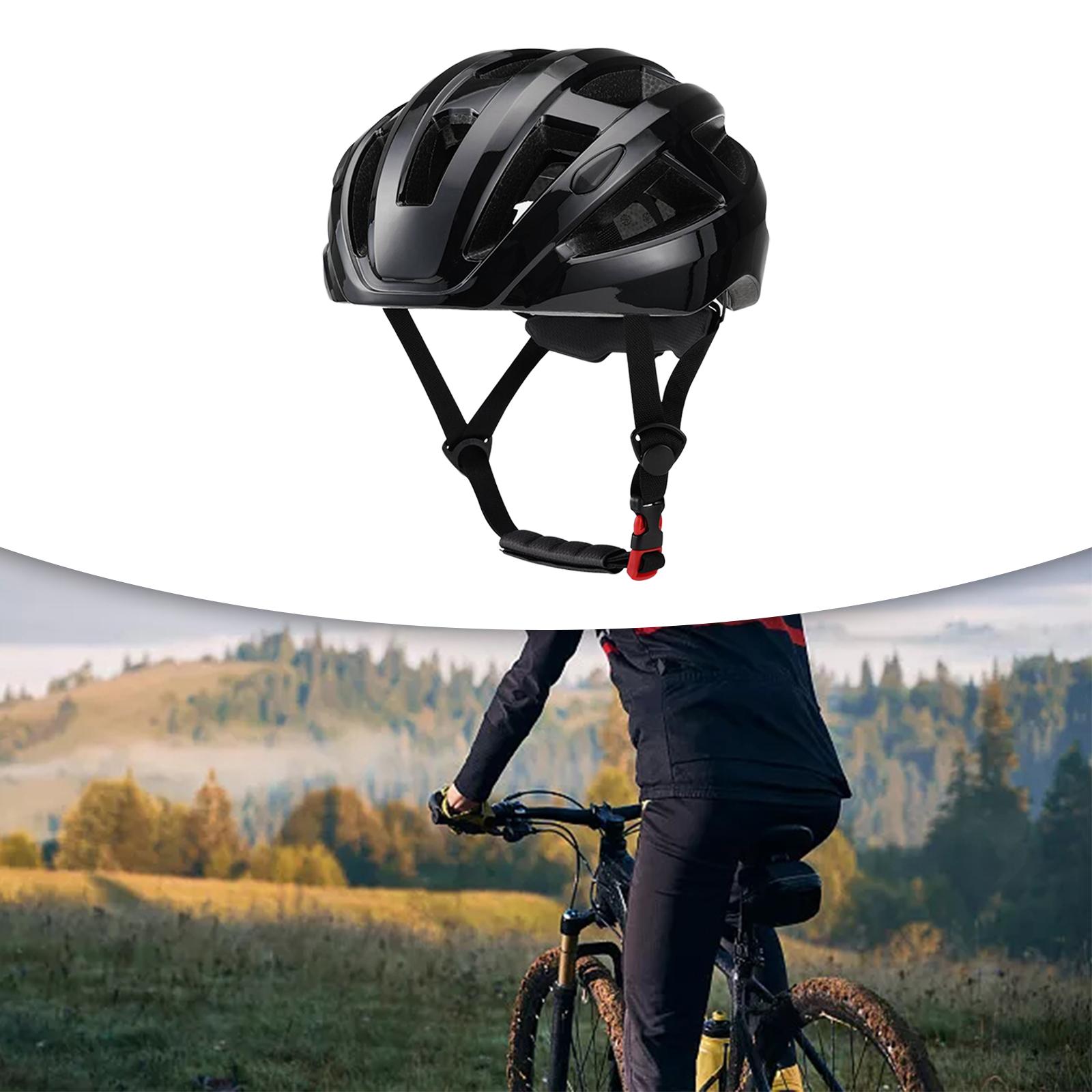 Bike Helmet Modern Bicycle Helmet for Road Mountain Bike Bicycling Commuting Black
