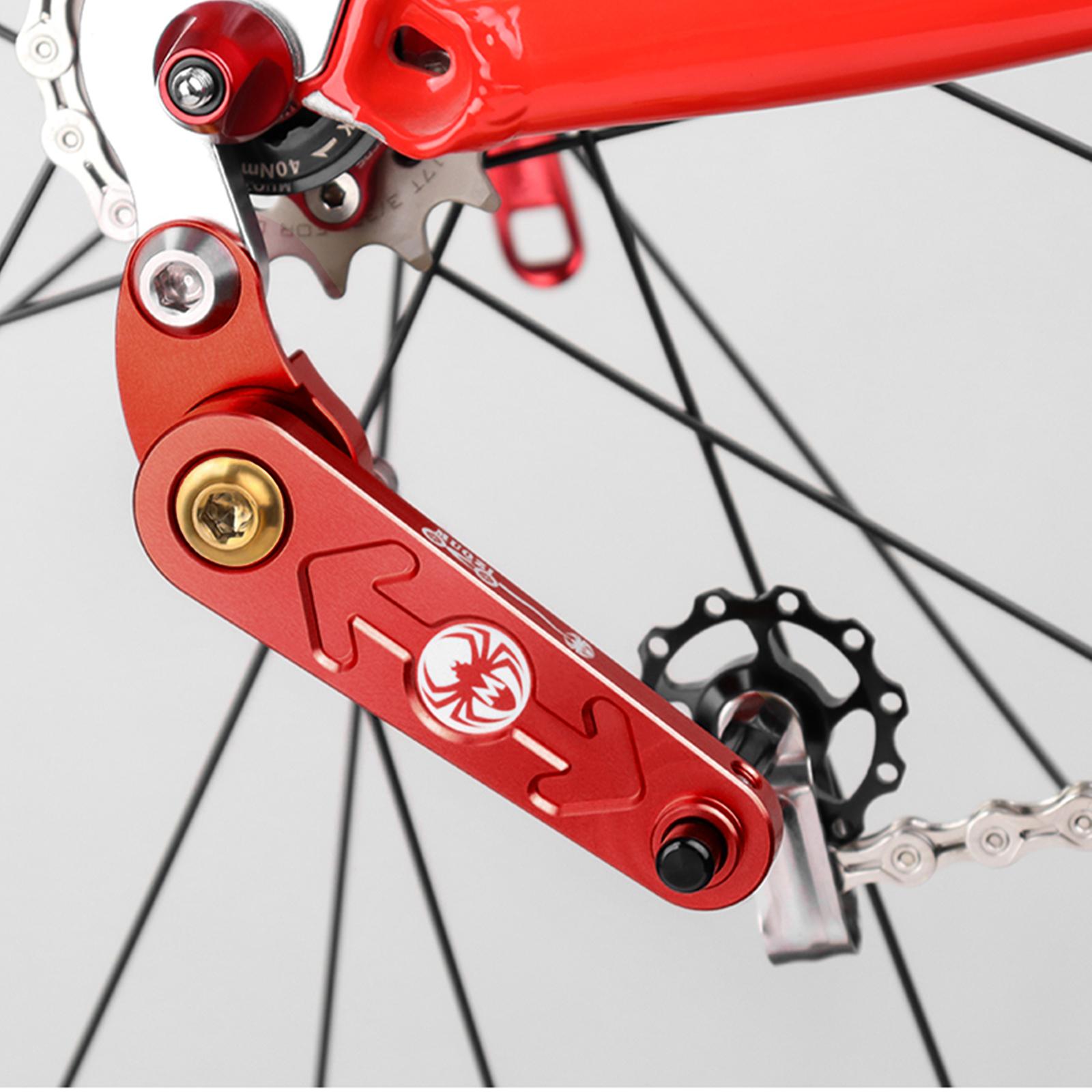 Bike Chain Tensioner Set Converter Accessories Chain Converter Bike Road Red 