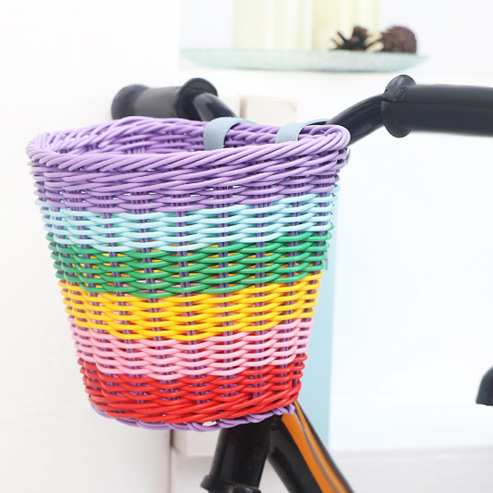 Kid Bike Baskets Front Bicycle Cargo Rack Bags Bike Pannier Handlebar Basket