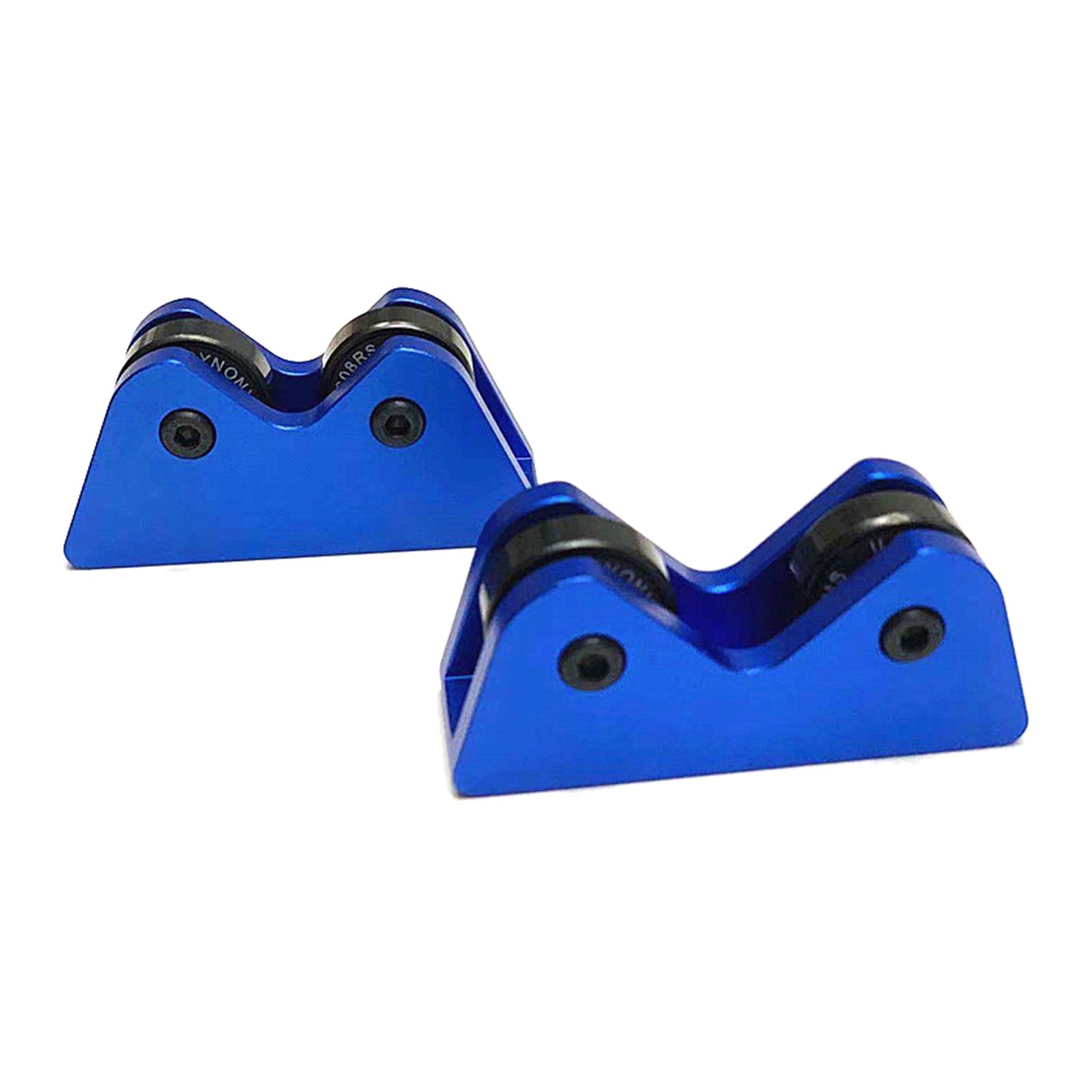 2 Pieces Billiard Cue Straightness Checker Durable Lightweight Checking Tool Blue