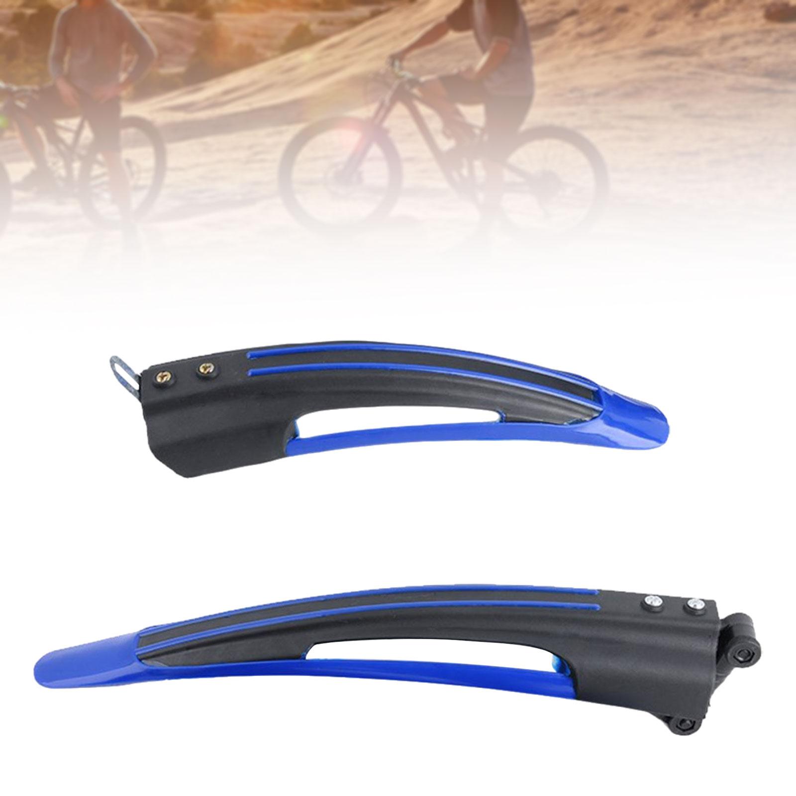 Mountain Bike Fenders Full Cover Repair Parts Rainproof Front/Rear Mudguards Blue