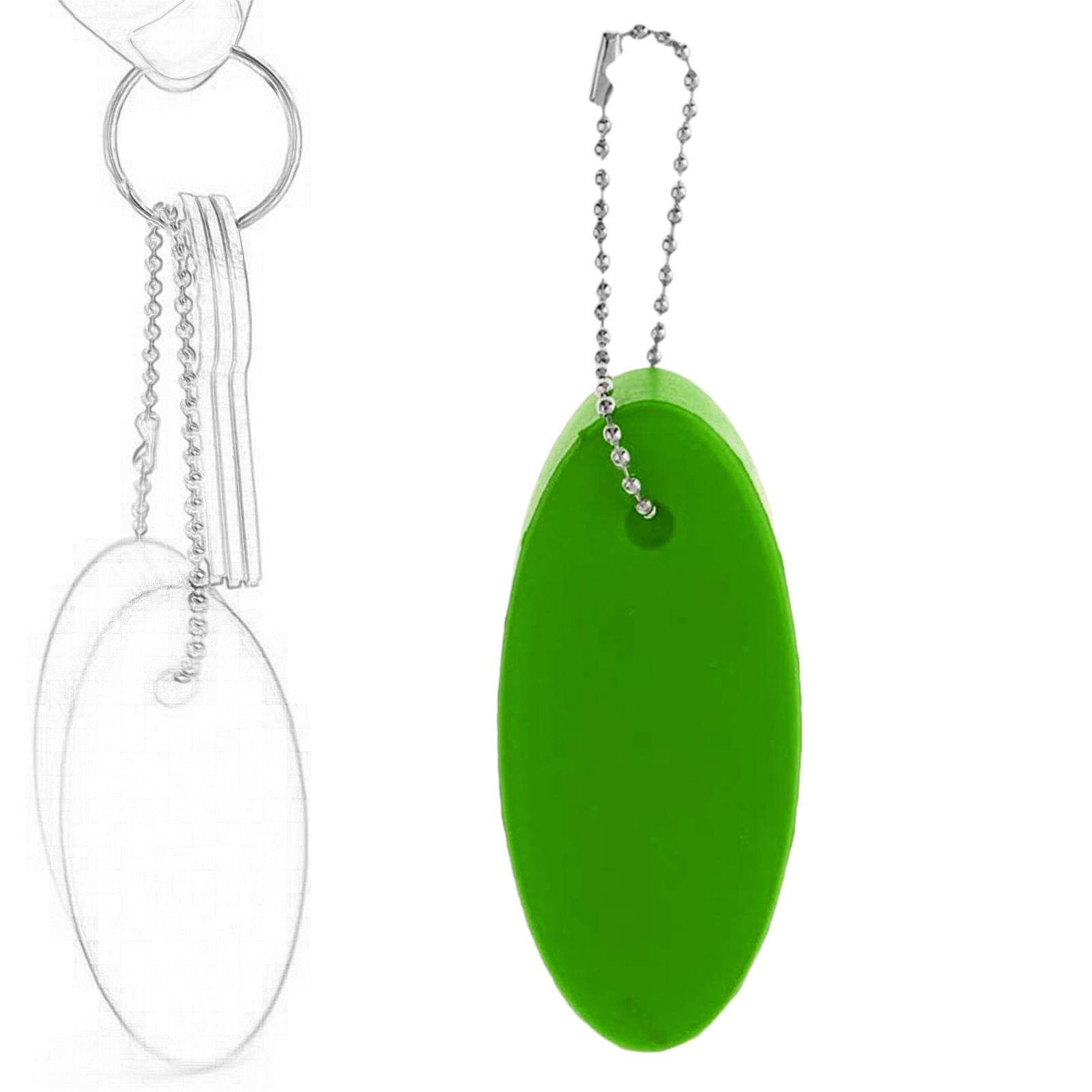 Buoyant Keychain Lightweight Pendant Boat Keyring for Boating Rafting Kayak Green