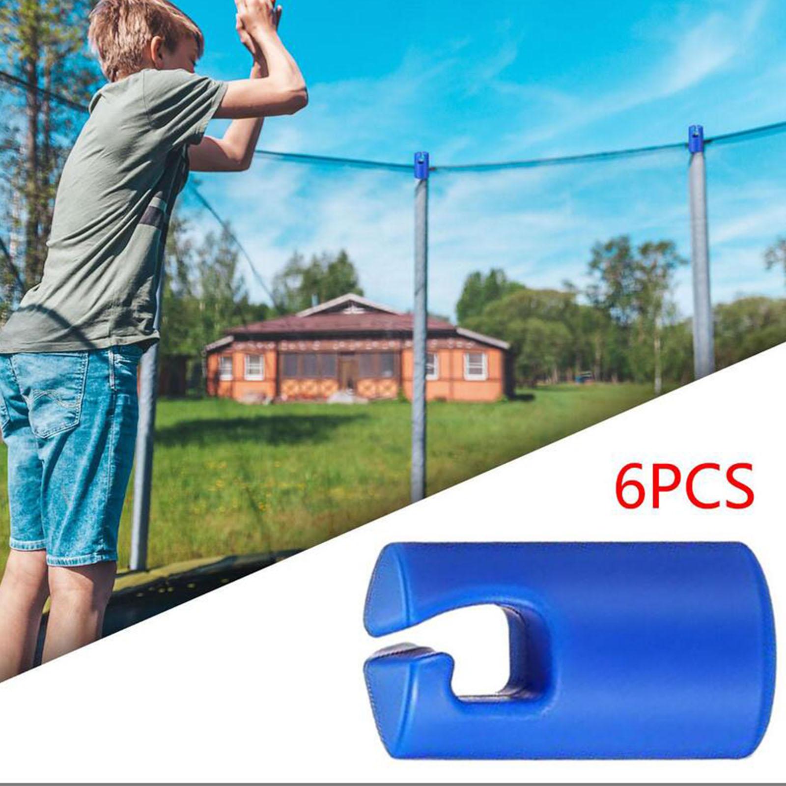 2xTrampoline Enclosure Pole Covers Trampoline Accessories Trampoline Pole Caps 12pcs