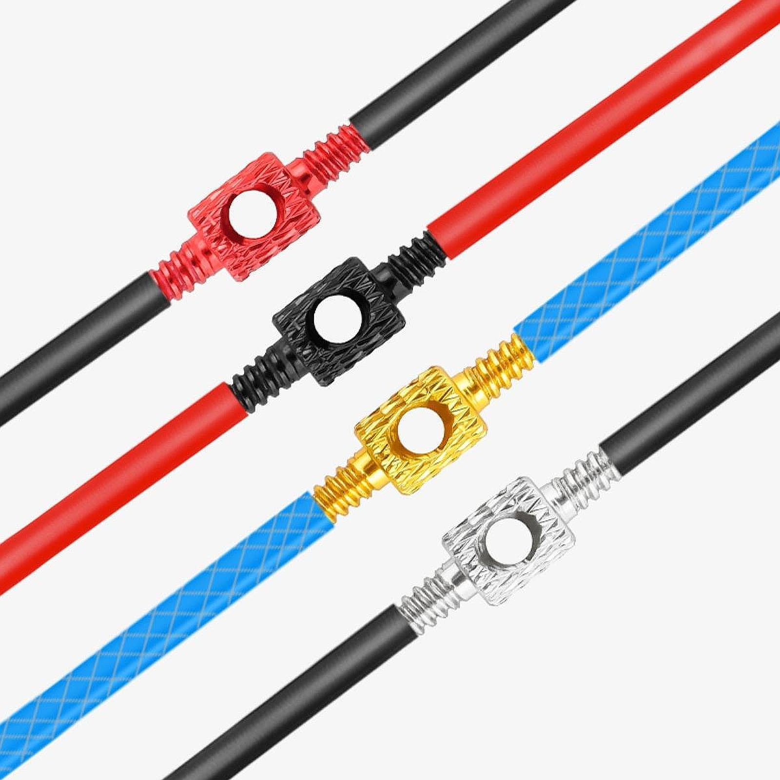 5 Pieces Bicycle Brake Shifting Cable Housing Compact Internal Cable Routing Black