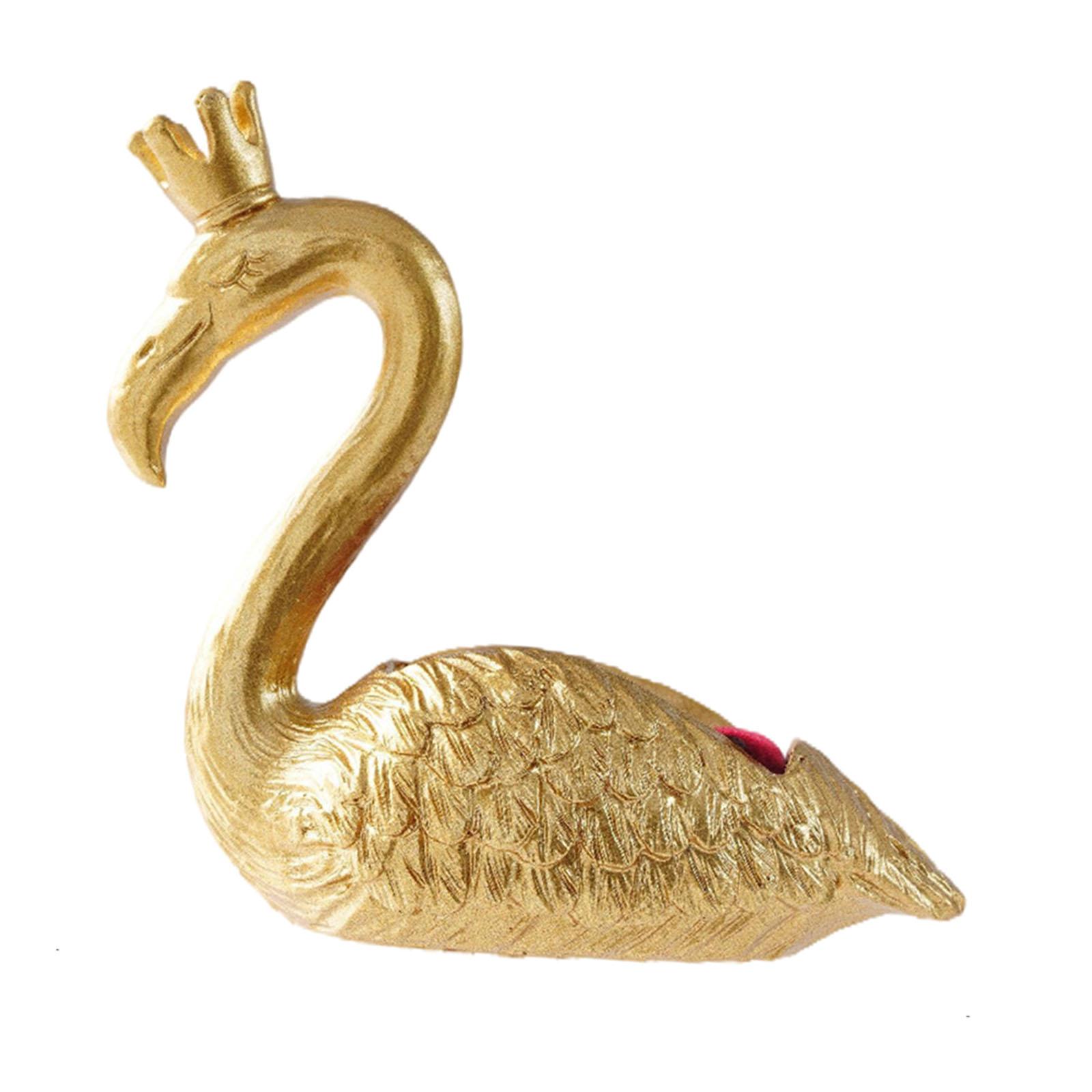 Flamingo Trinket Box Gold