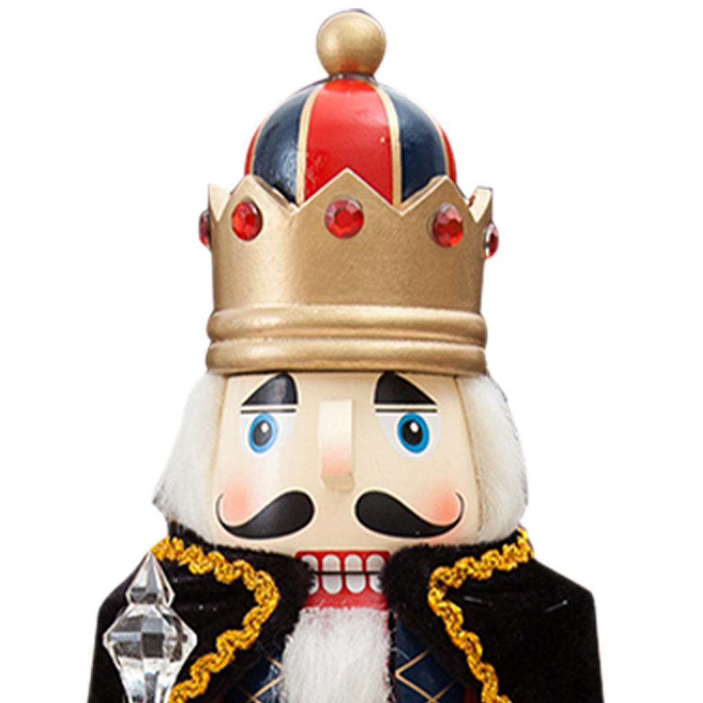 38/25cm Wood Soldier Nutcracker Puppet Action Figure Gift Christmas ...
