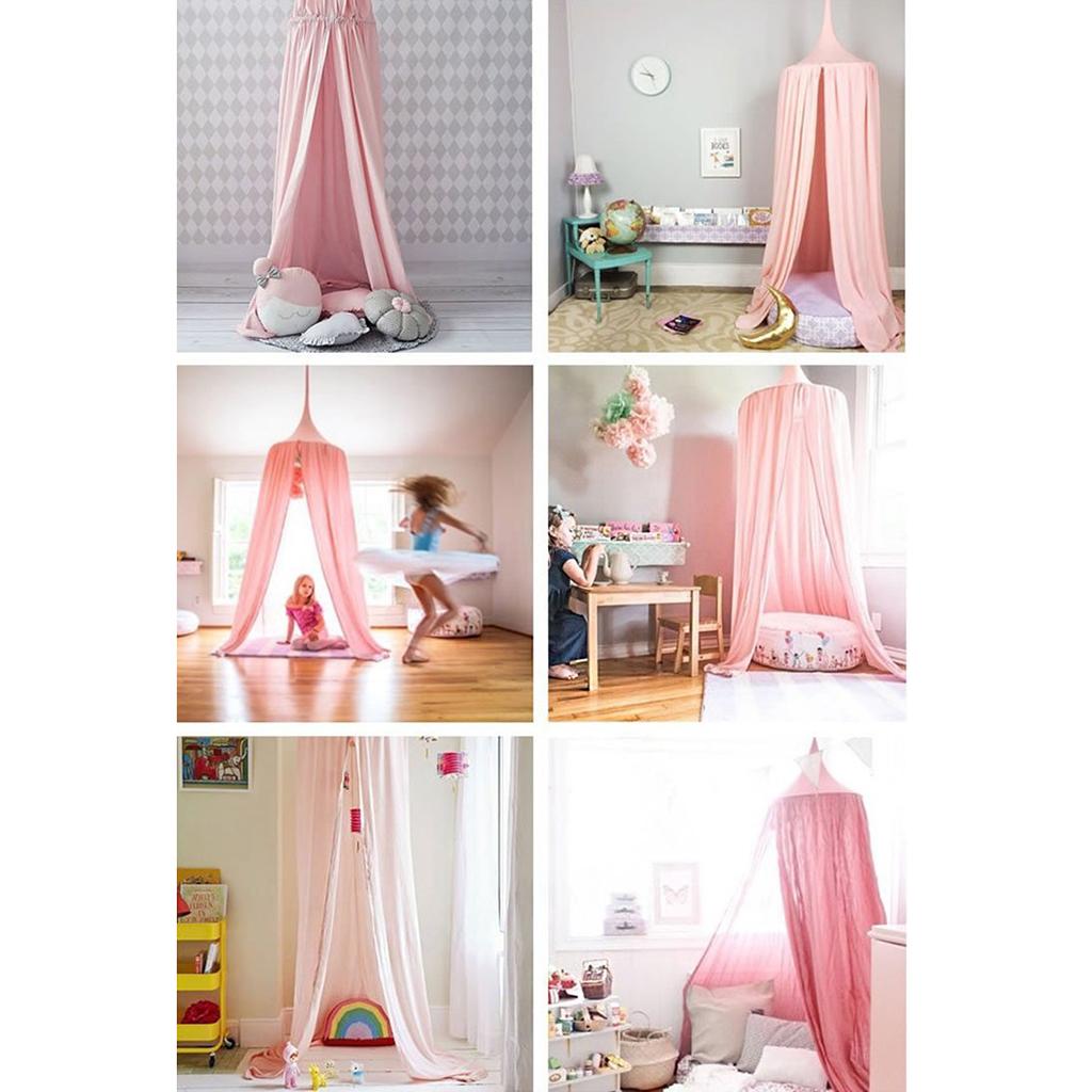 Bed Canopy Mosquito Net for Kids Baby Crib Princess Play ...